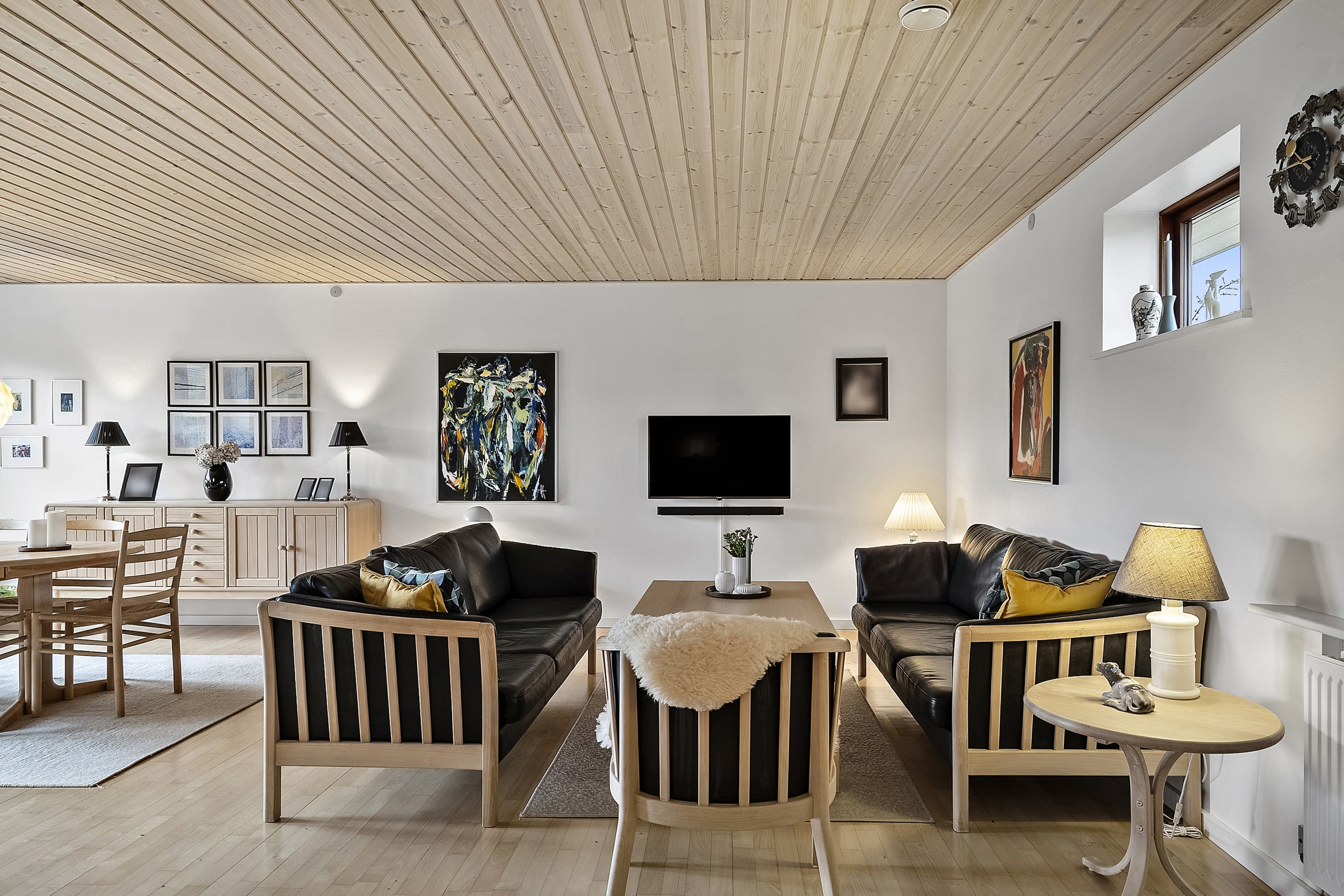 Fremhævet stue billede i fuldskærmstilstand. Billede af Grandalsvej 37, Tilsted, 7700 Thisted