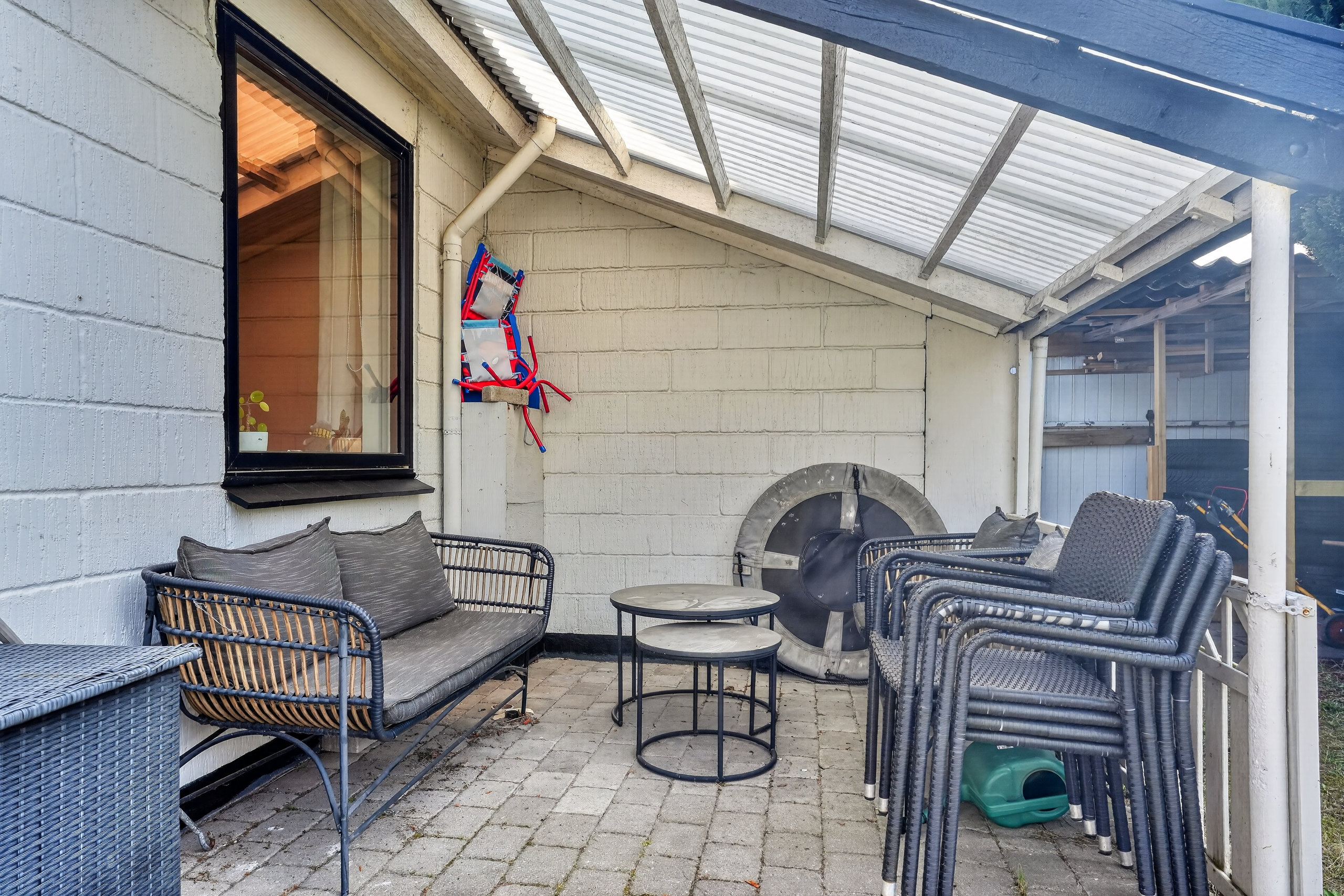 Fremhævet terrasse billede i fuldskærmstilstand. Billede af Elmevej 3, 4340 Tølløse