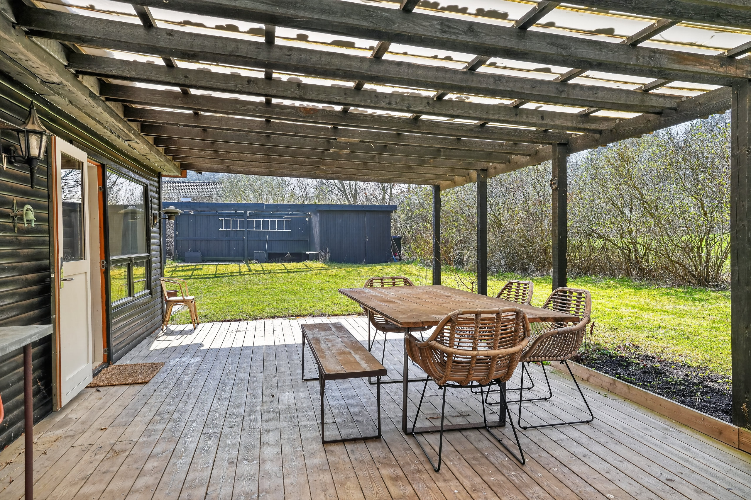 Fremhævet terrasse billede i fuldskærmstilstand. Billede af Hedebovej 8, Overby Lyng, 4583 Sjællands Odde