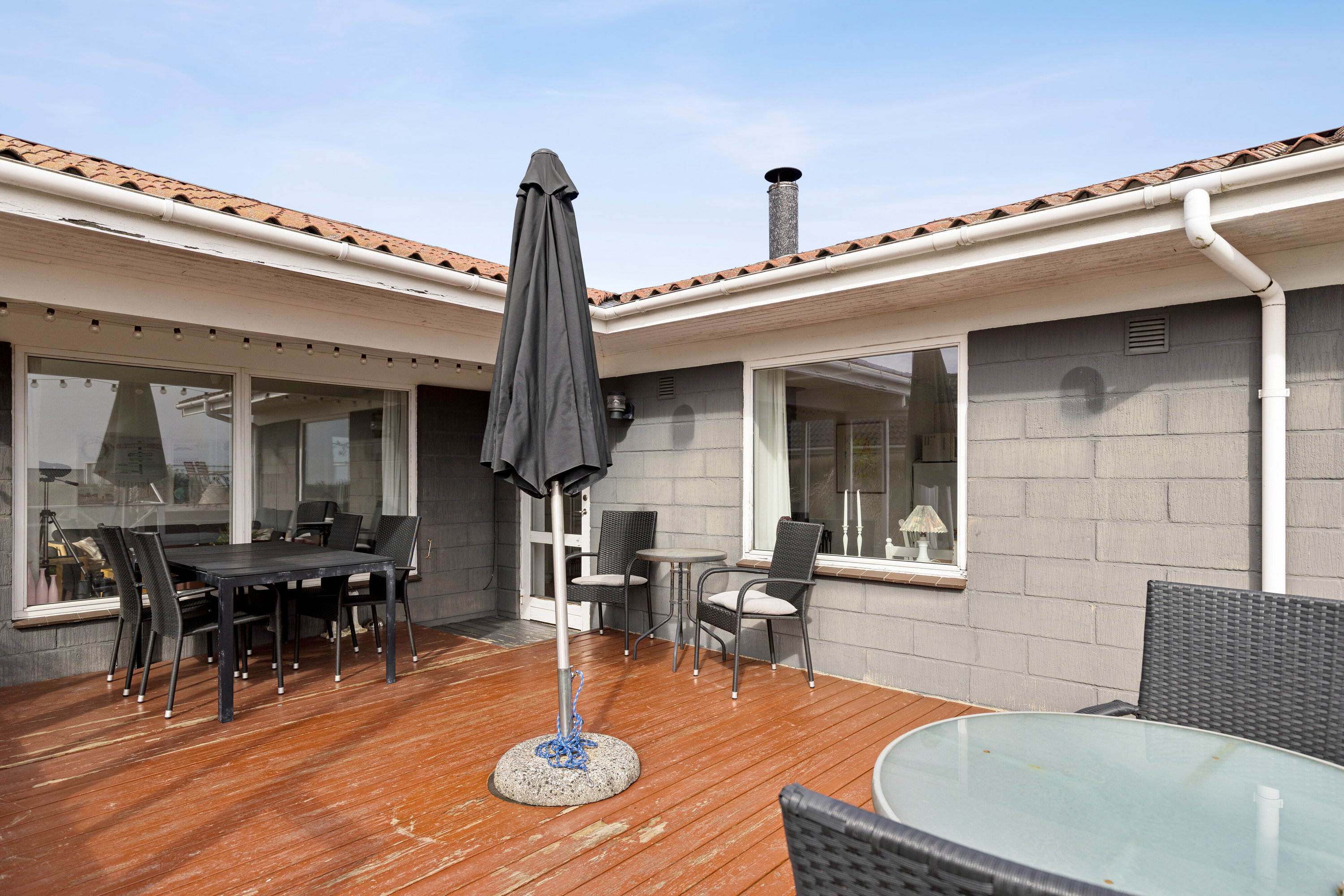 Fremhævet terrasse billede i fuldskærmstilstand. Billede af Bakkedraget 2, Drøsselbjerg, 4200 Slagelse