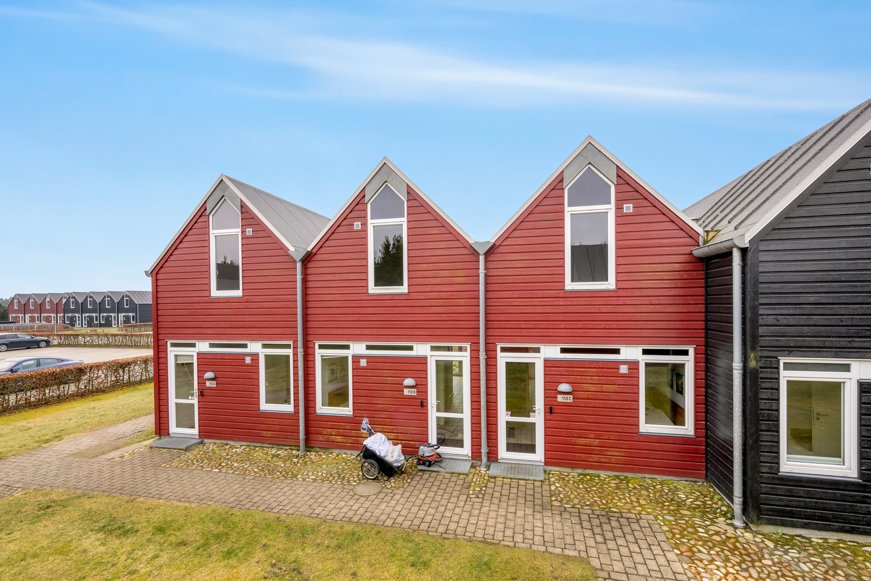 Fremhævet facade billede i fuldskærmstilstand. Billede af Lønne Feriepark 150C, Lønne, 6830 Nørre Nebel