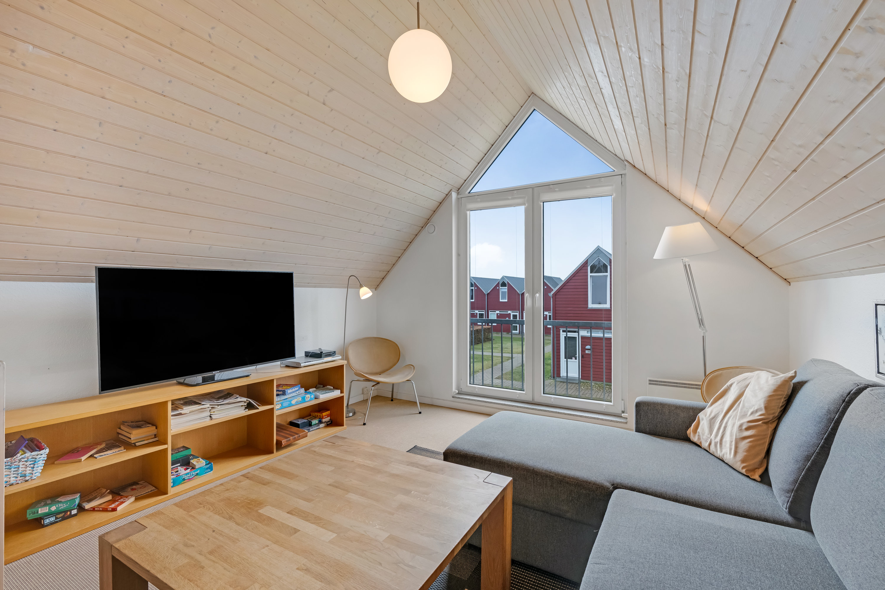 Fremhævet stue billede i fuldskærmstilstand. Billede af Lønne Feriepark 150C, Lønne, 6830 Nørre Nebel