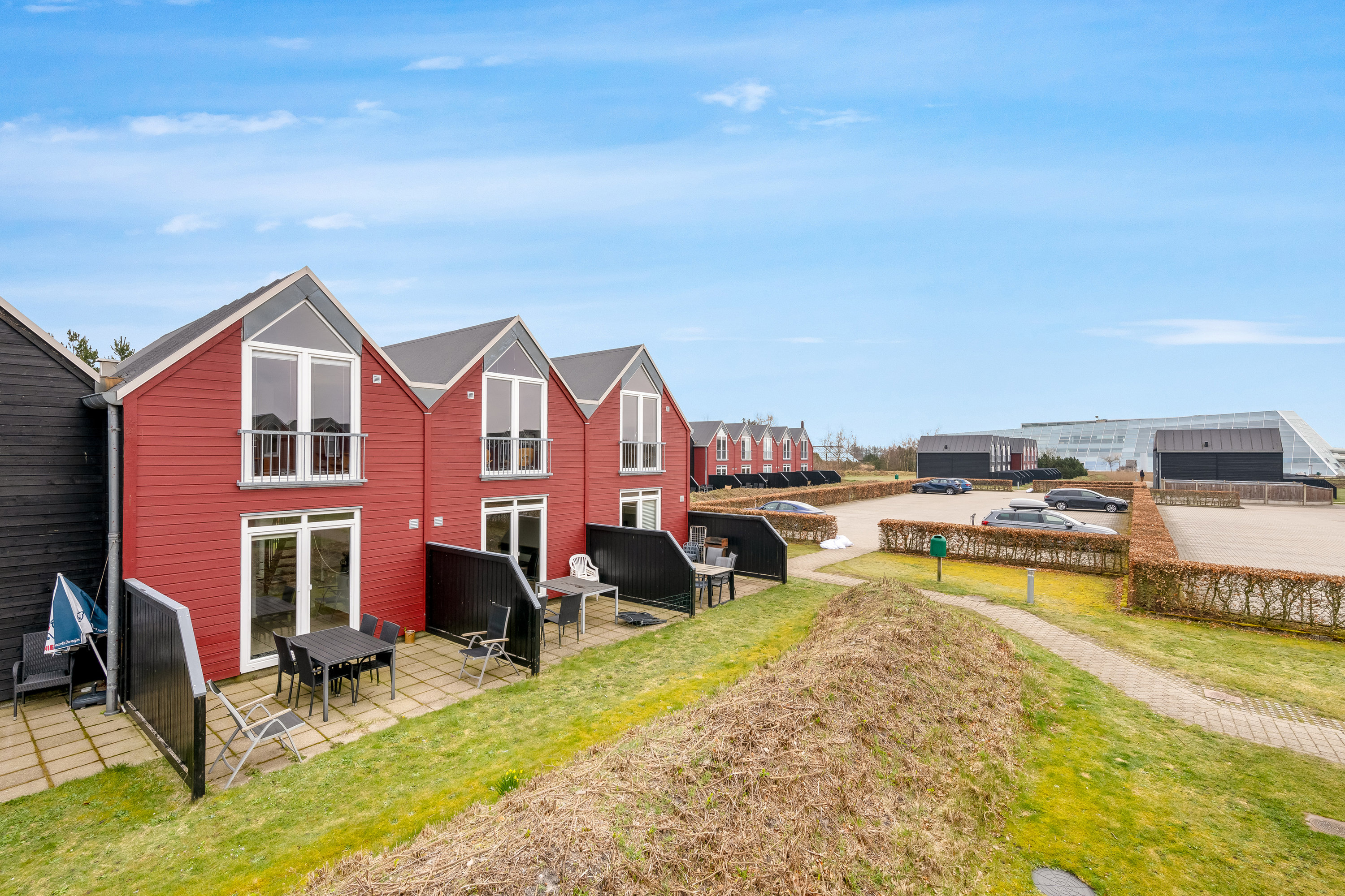 Fremhævet facade billede i fuldskærmstilstand. Billede af Lønne Feriepark 150C, Lønne, 6830 Nørre Nebel