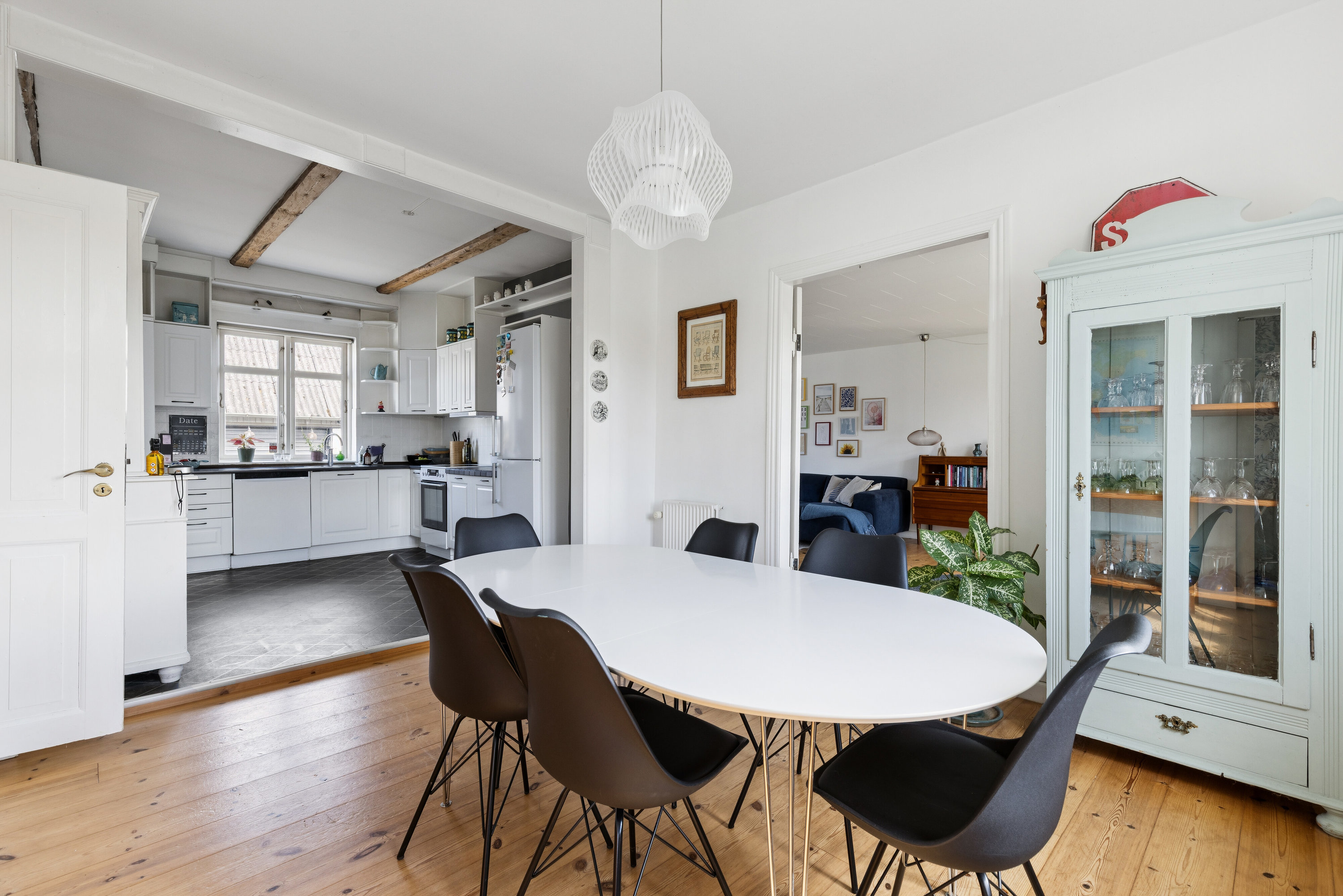 Fremhævet spisestue billede i fuldskærmstilstand. Billede af Stationsvej 6, 4241 Vemmelev