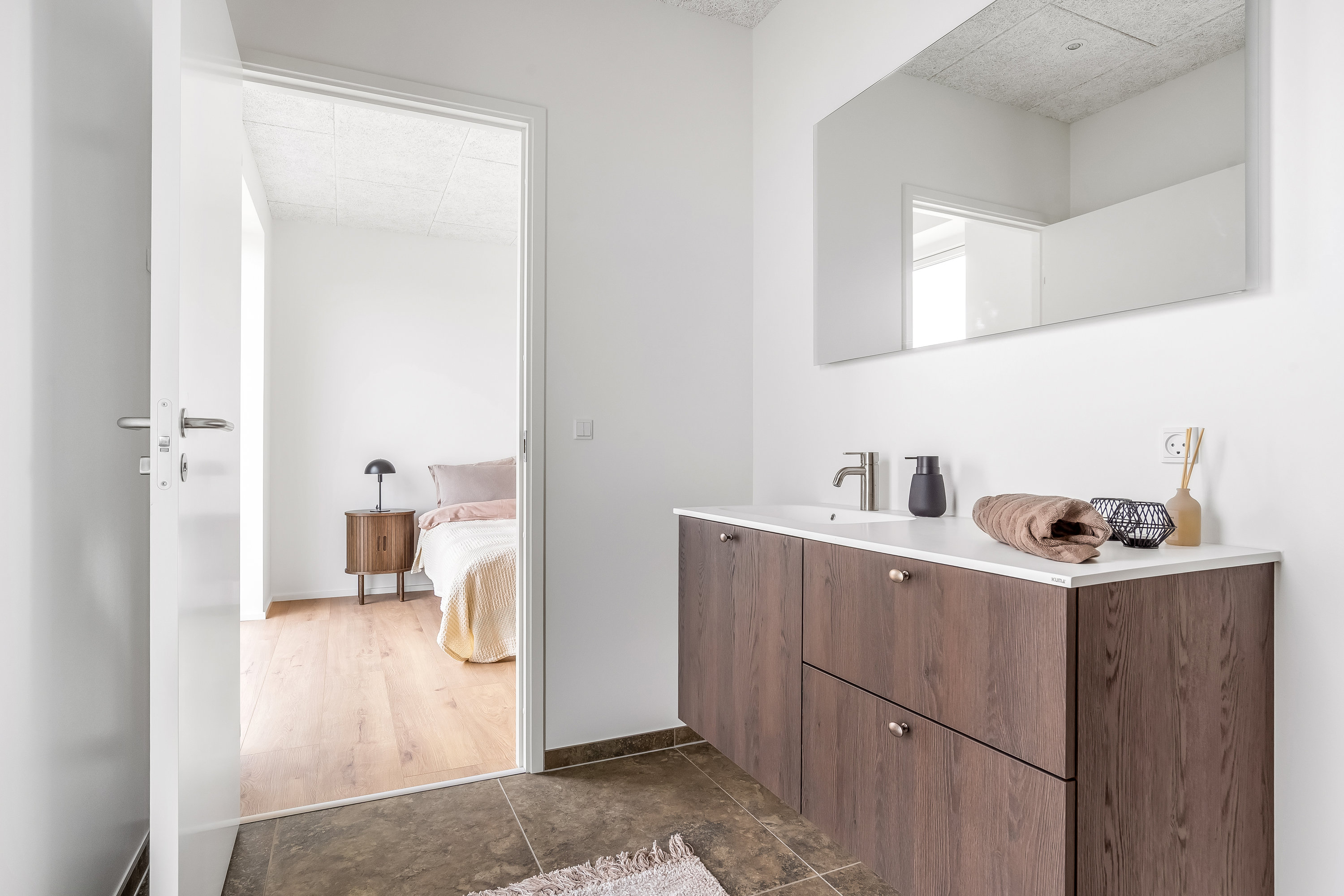 Fremhævet badeværelse billede i fuldskærmstilstand. Billede af Råbukken 23, Halgårde, 7500 Holstebro