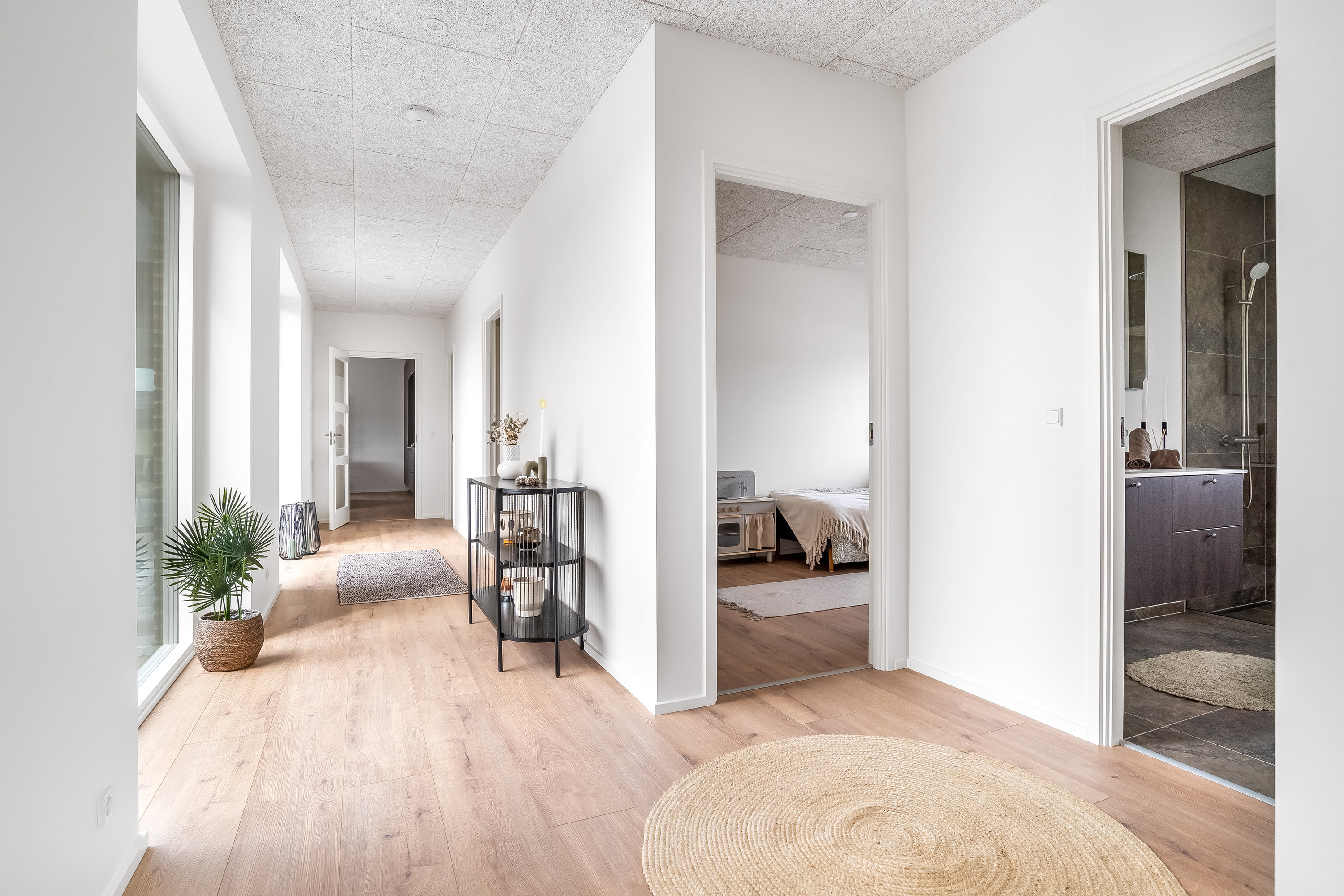 Fremhævet gang billede i fuldskærmstilstand. Billede af Råbukken 23, Halgårde, 7500 Holstebro