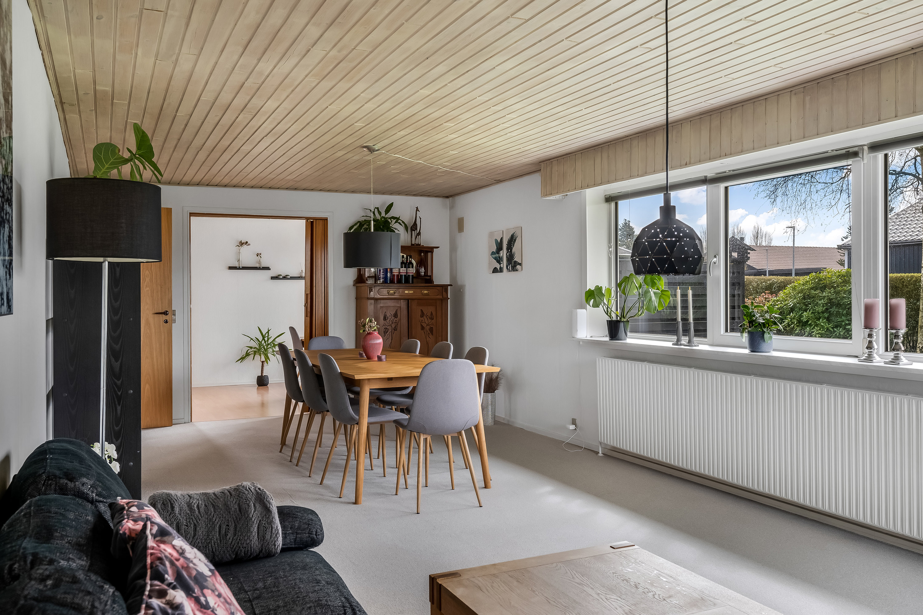 Fremhævet stue billede i fuldskærmstilstand. Billede af Solvænget 114, 6870 Ølgod