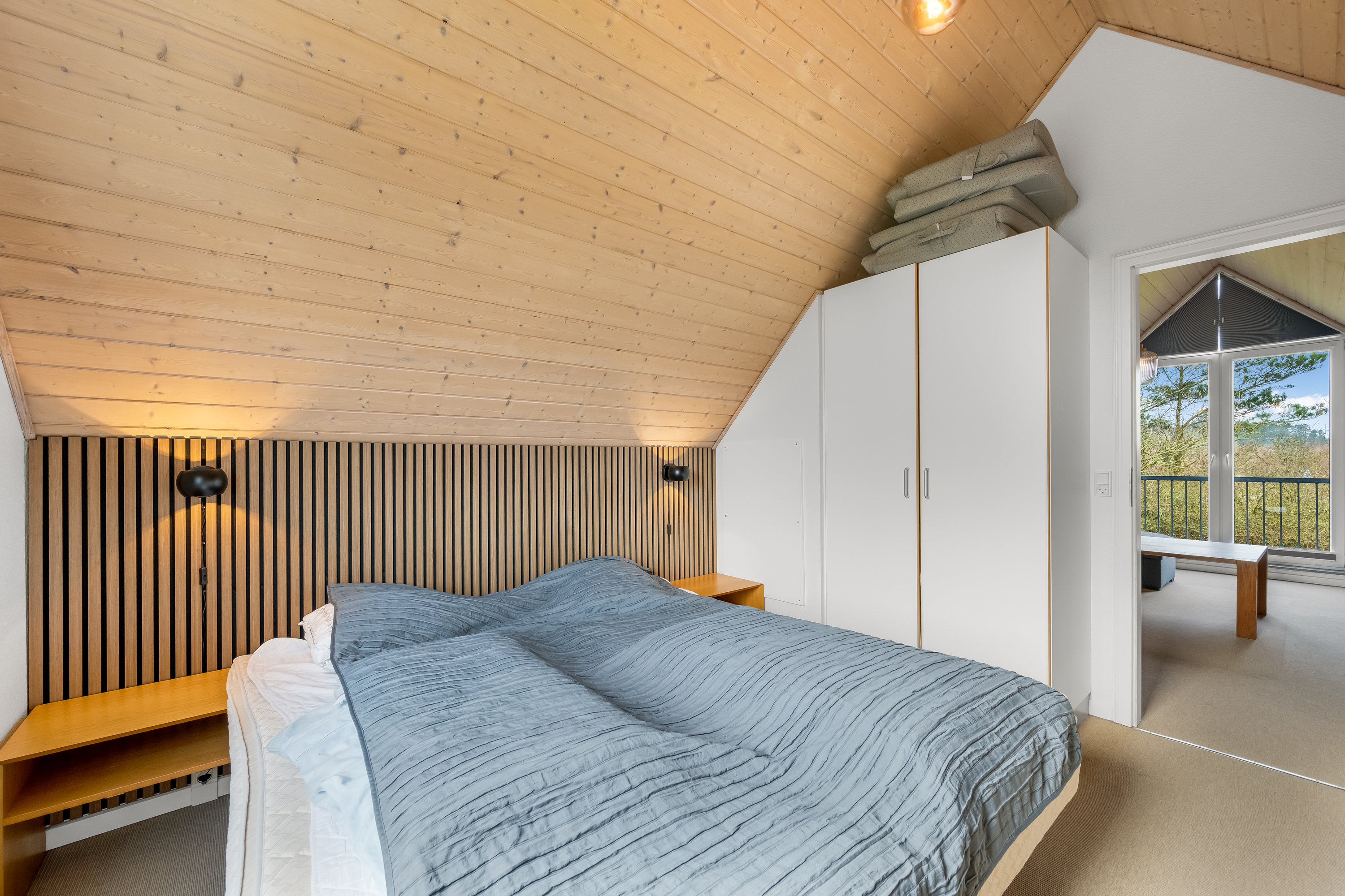 Fremhævet soveværelse billede i fuldskærmstilstand. Billede af Lønne Feriepark 138A, Lønne, 6830 Nørre Nebel