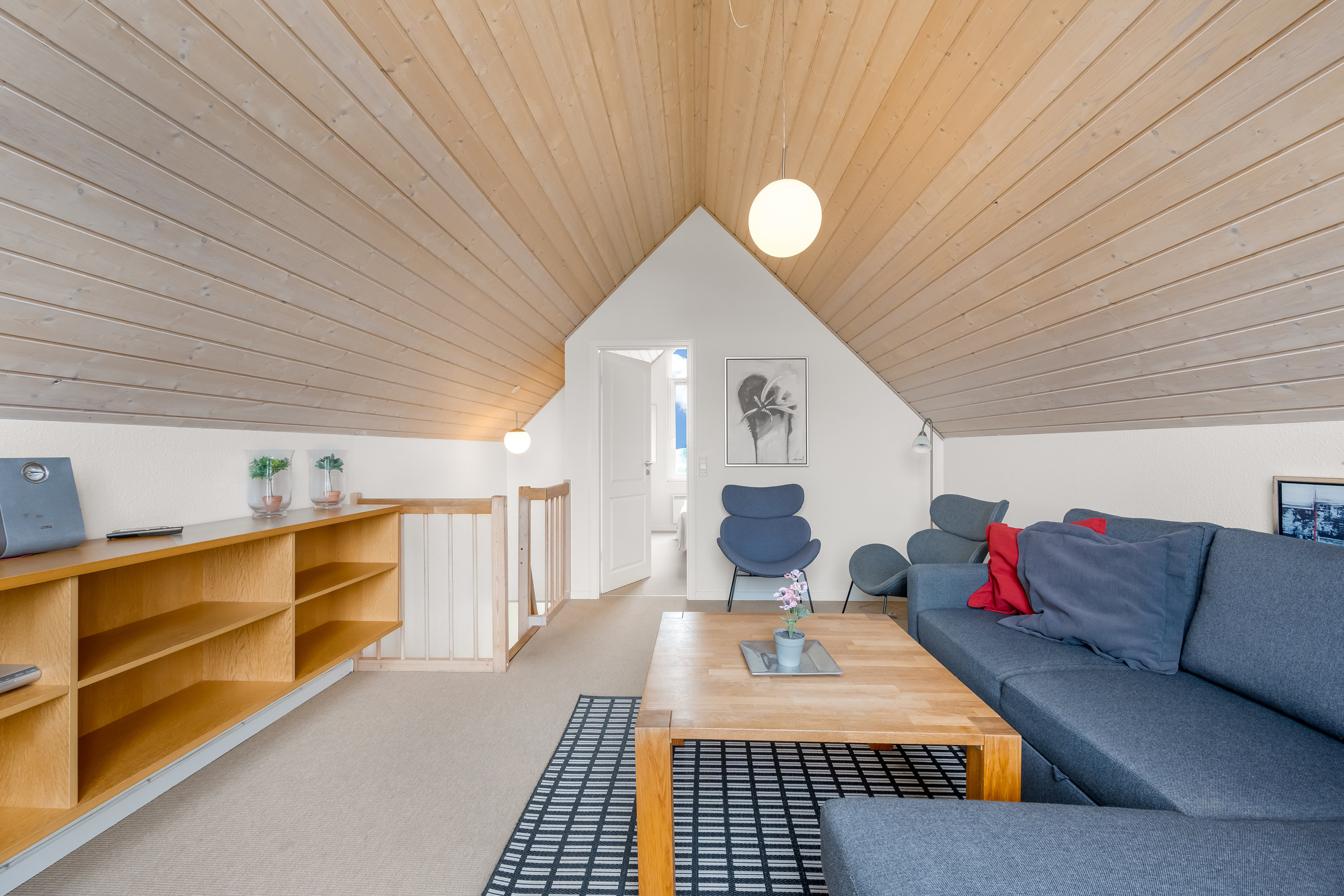 Fremhævet stue billede i fuldskærmstilstand. Billede af Lønne Feriepark 144B, Lønne, 6830 Nørre Nebel