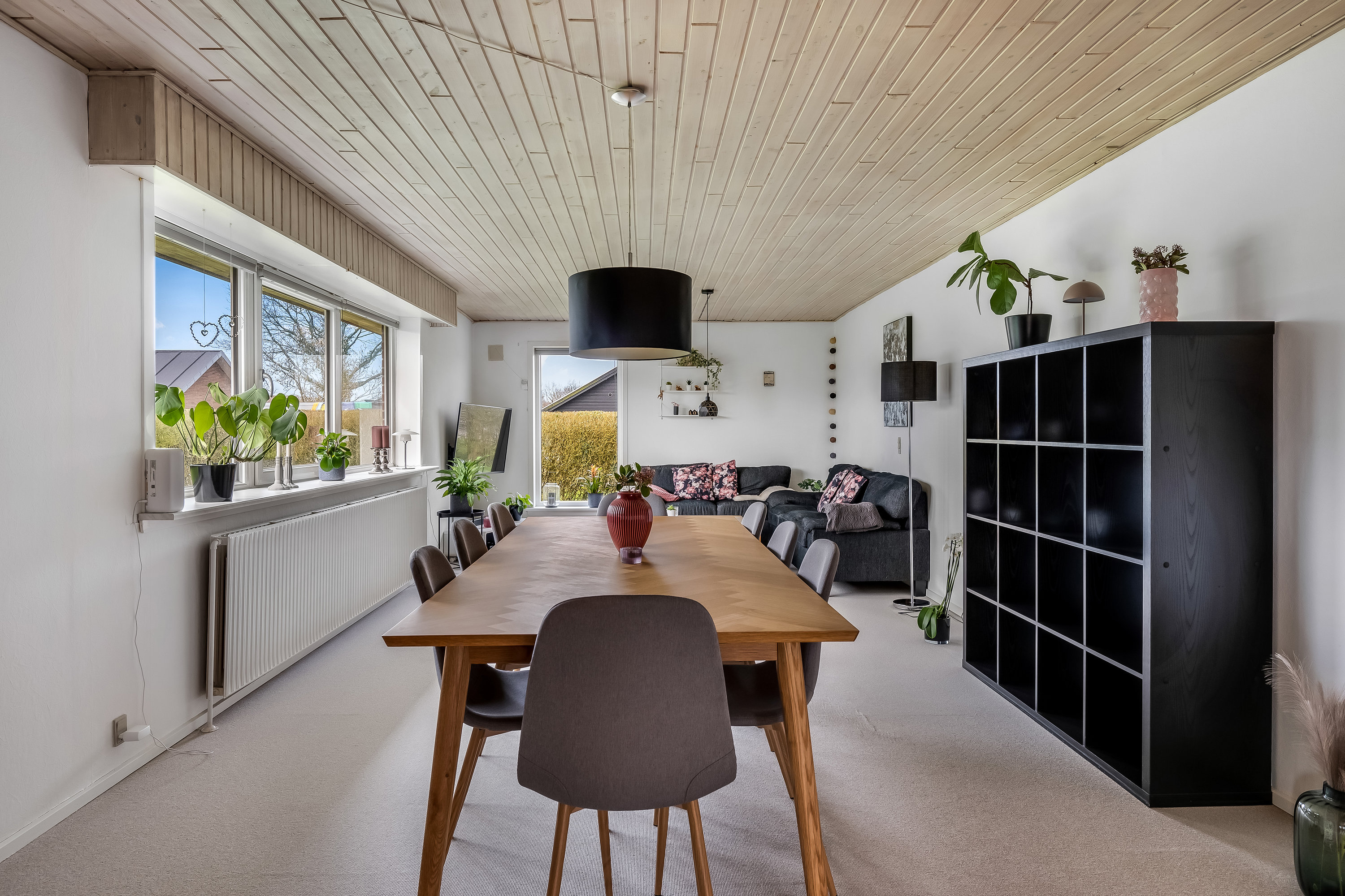 Fremhævet stue billede i fuldskærmstilstand. Billede af Solvænget 114, 6870 Ølgod