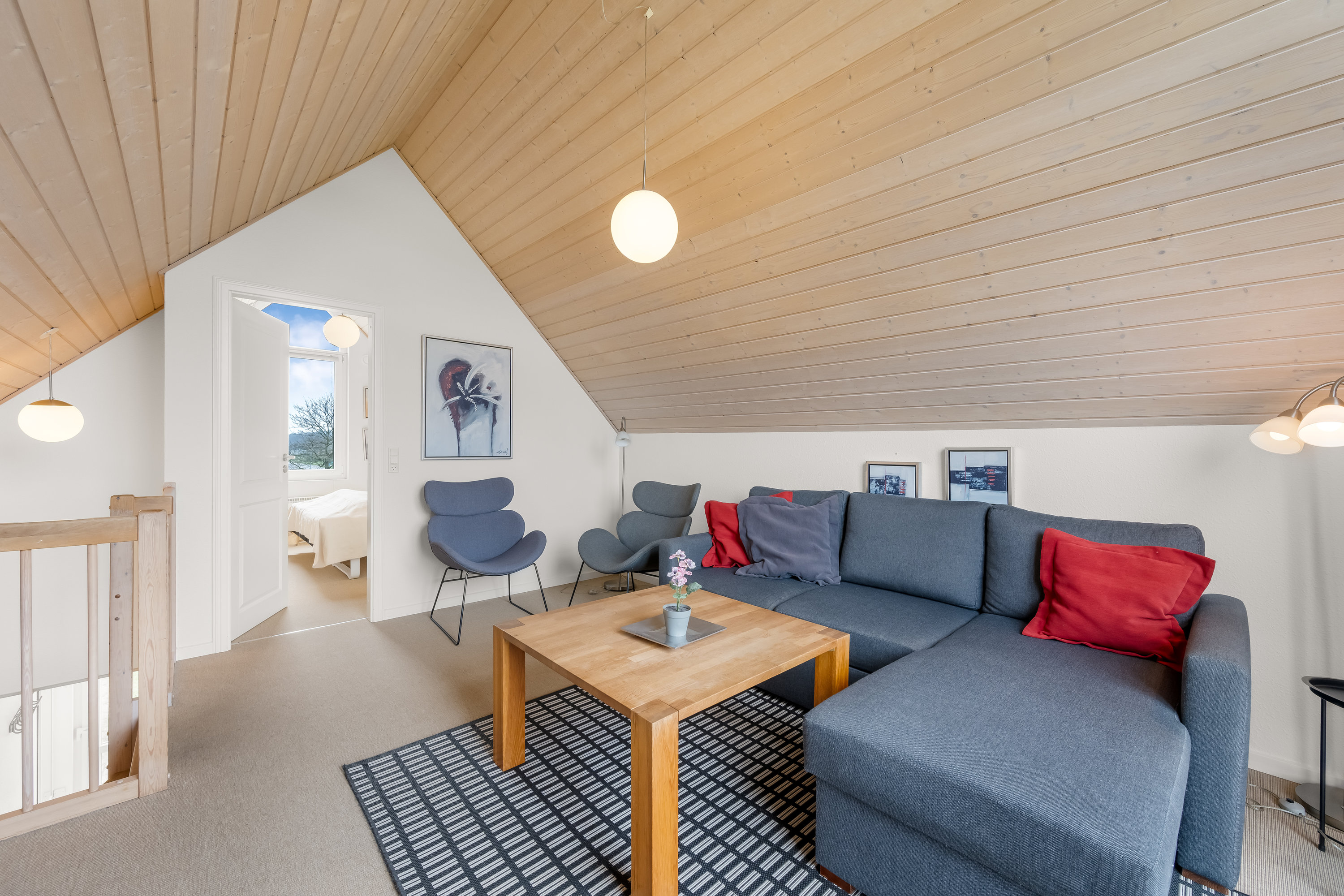 Fremhævet stue billede i fuldskærmstilstand. Billede af Lønne Feriepark 144B, Lønne, 6830 Nørre Nebel