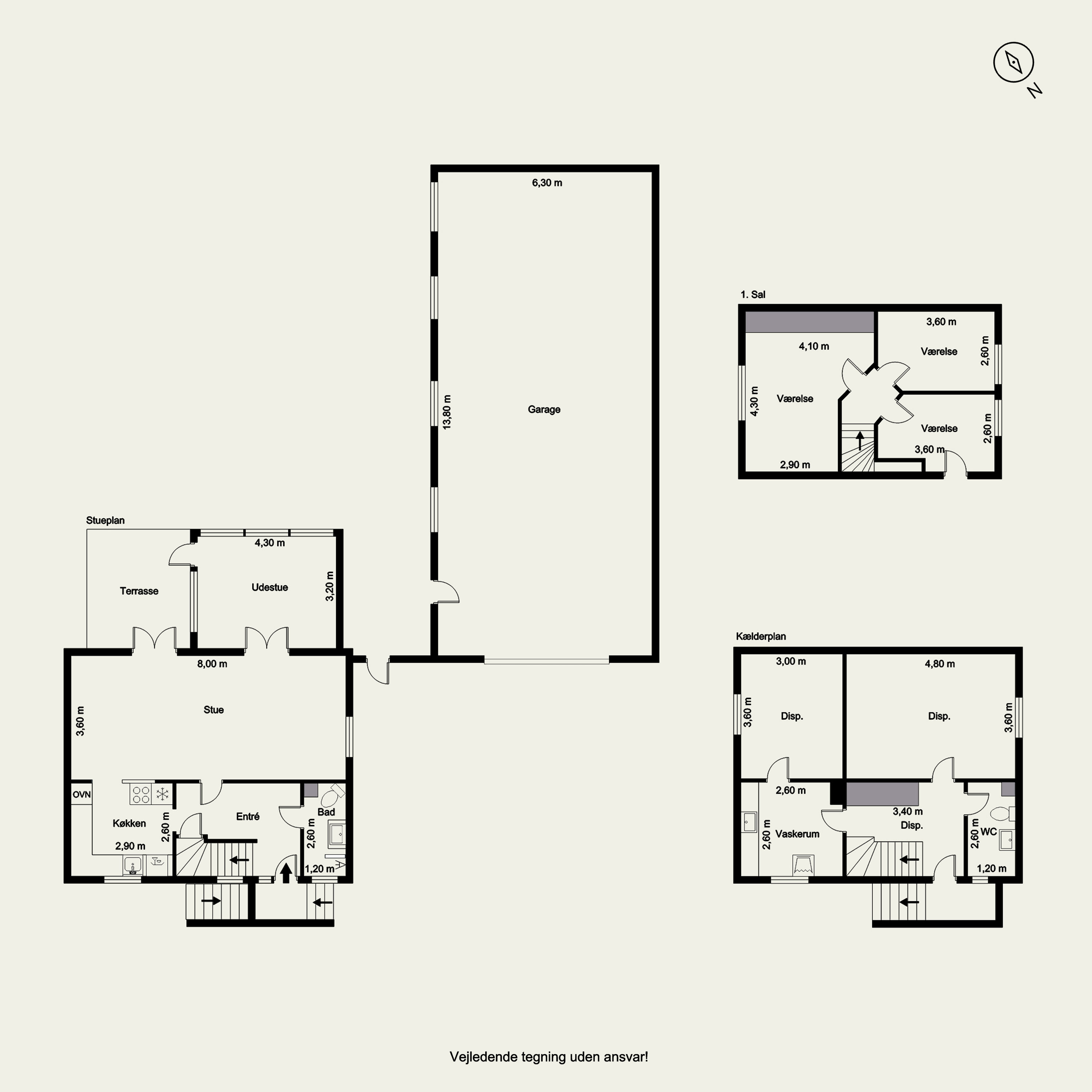 Plantegninger billede af Enghavevej 11, 6870 Ølgod