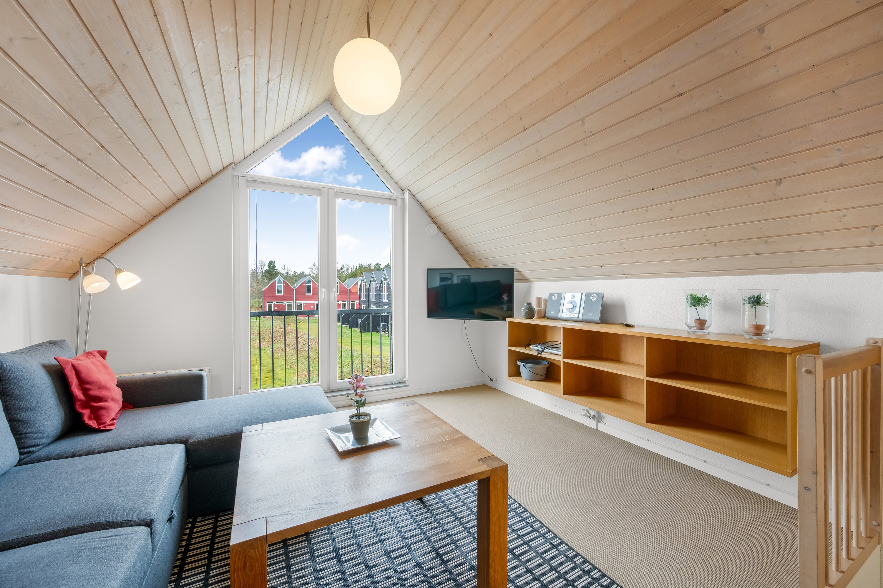 Fremhævet stue billede i fuldskærmstilstand. Billede af Lønne Feriepark 144B, Lønne, 6830 Nørre Nebel