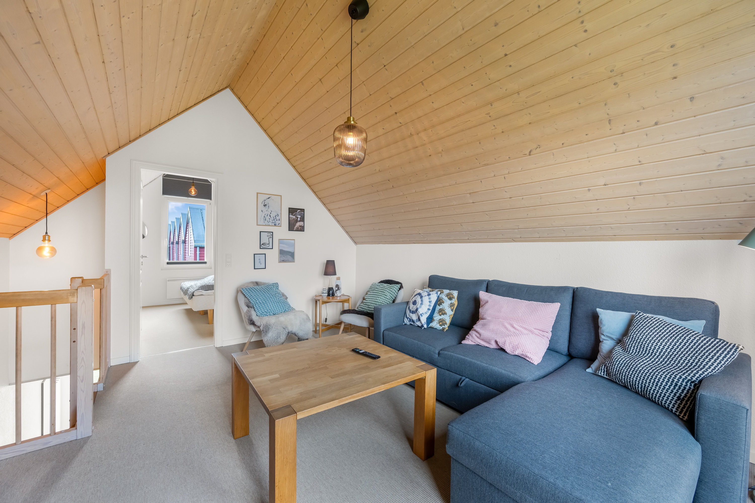 Fremhævet stue billede i fuldskærmstilstand. Billede af Lønne Feriepark 138A, Lønne, 6830 Nørre Nebel