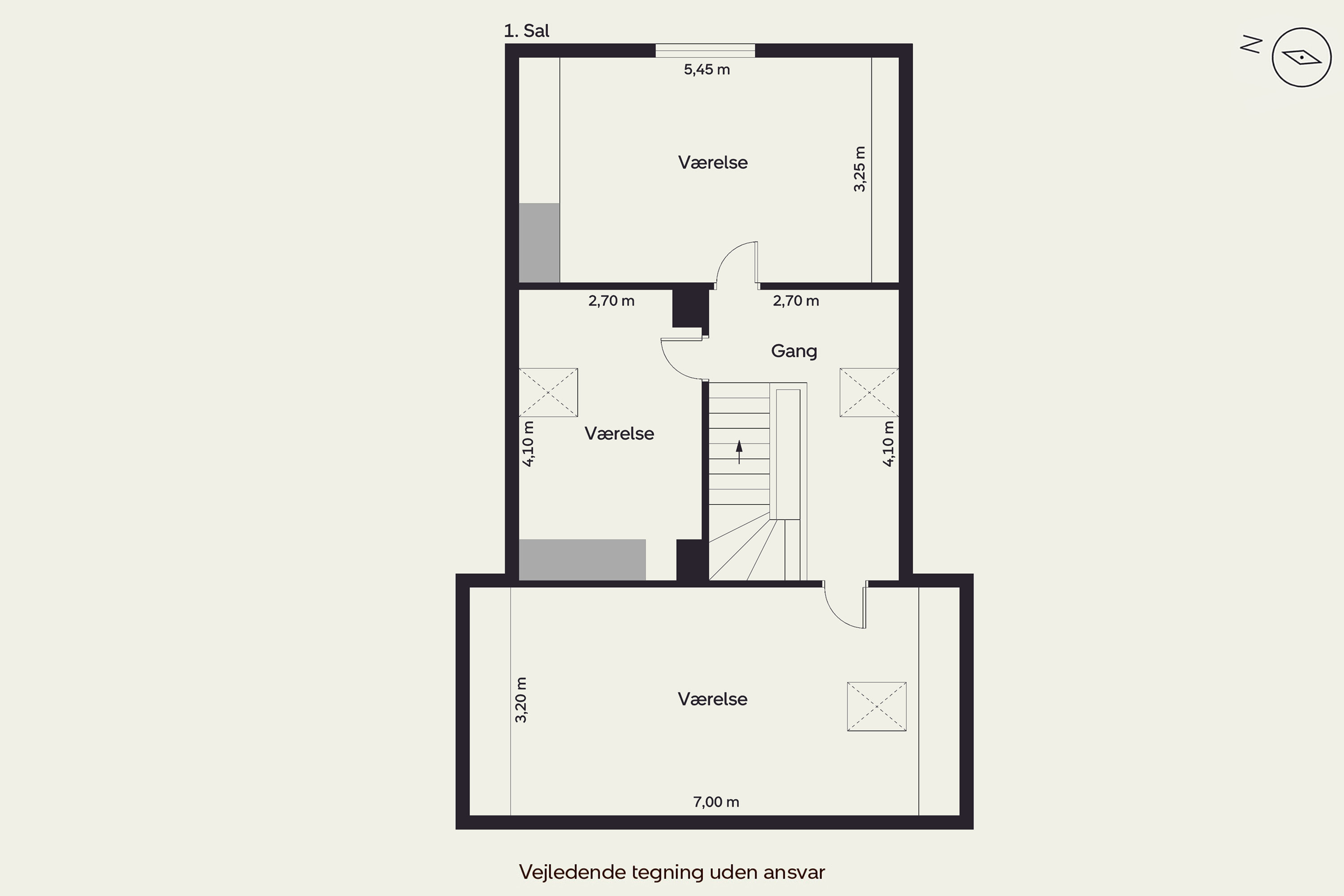 Plantegninger billede af Landevejen 80, Sønderho, 6720 Fanø