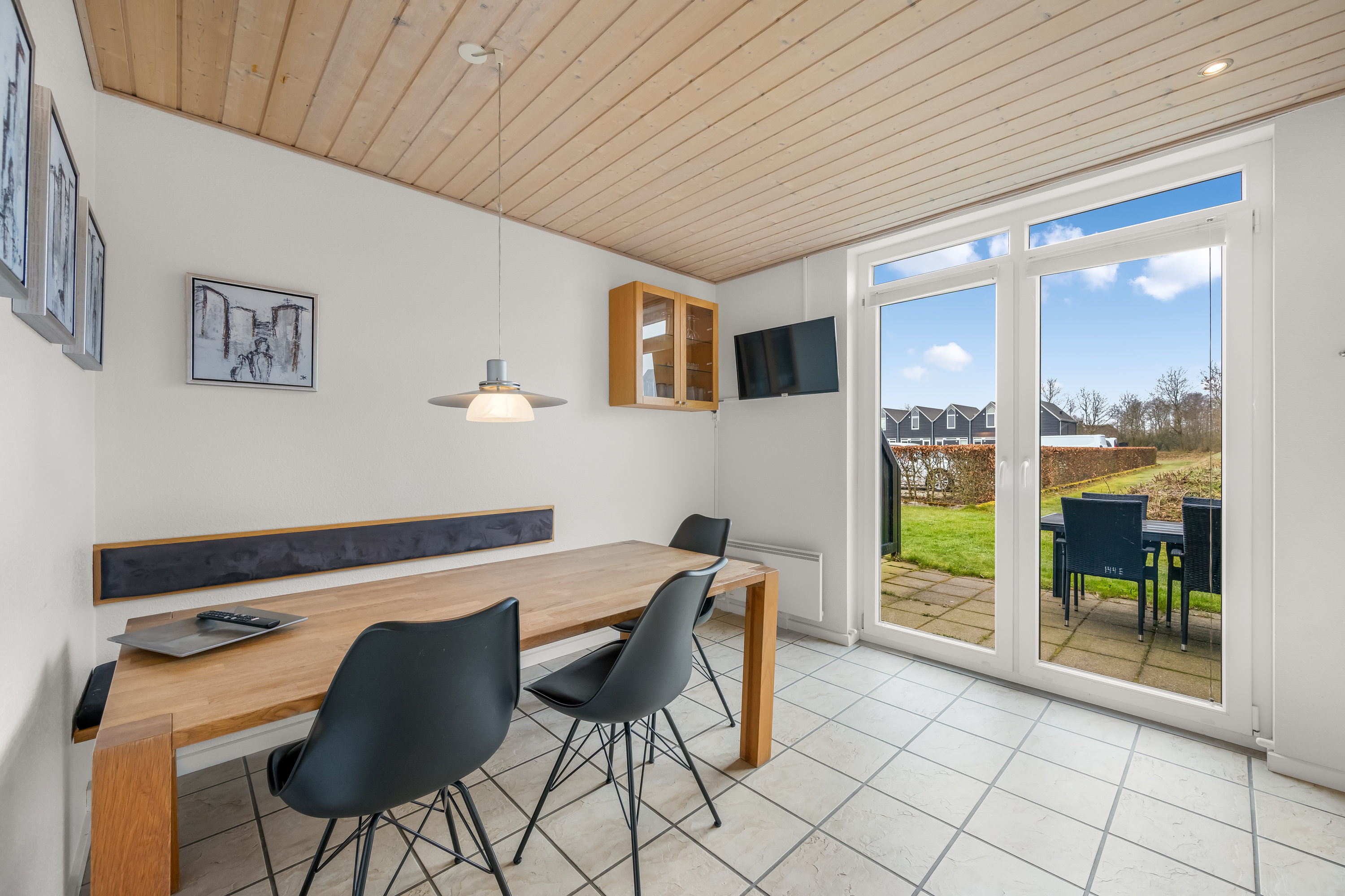 Fremhævet stue billede i fuldskærmstilstand. Billede af Lønne Feriepark 144B, Lønne, 6830 Nørre Nebel