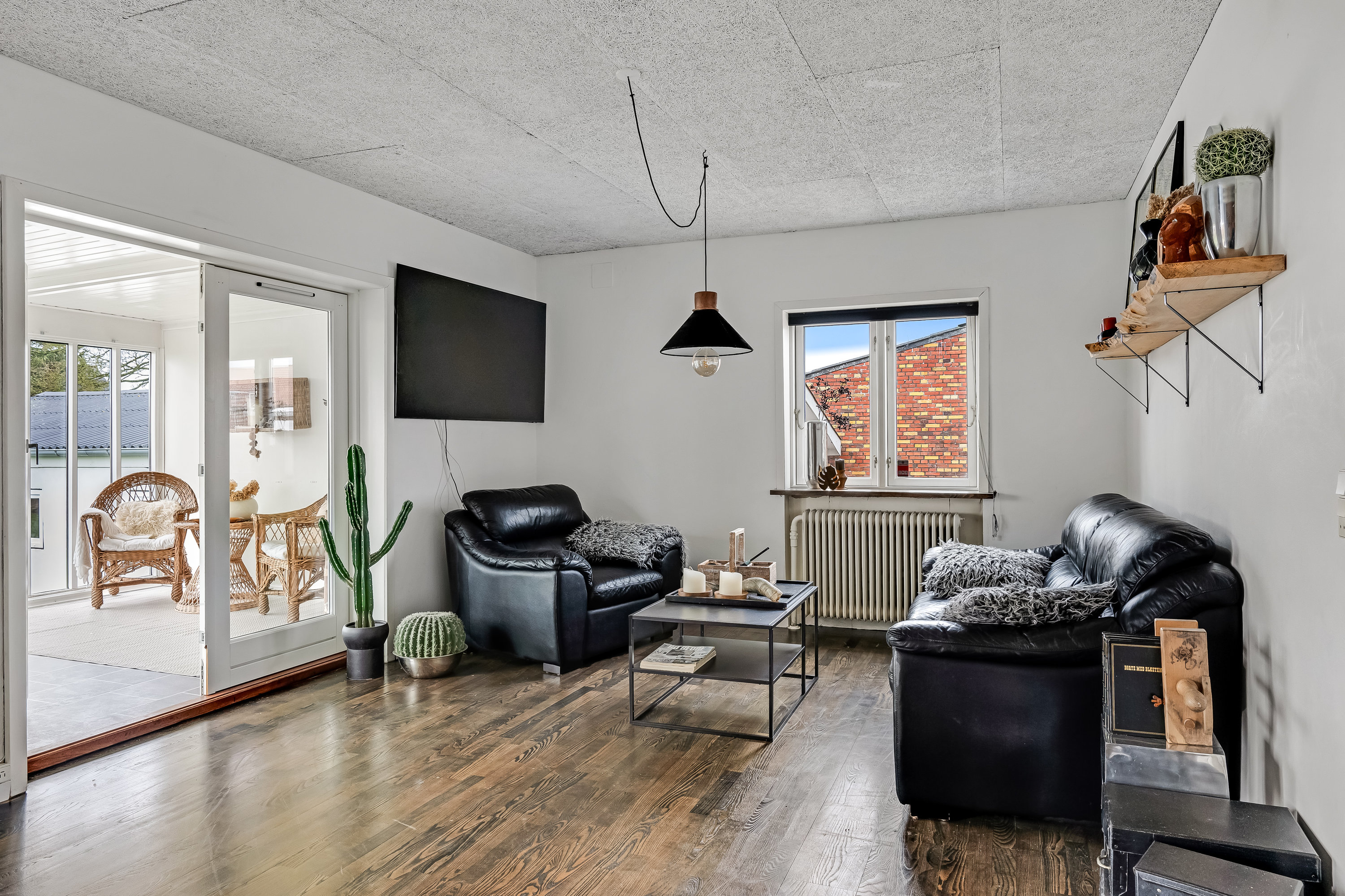 Fremhævet stue billede i fuldskærmstilstand. Billede af Enghavevej 11, 6870 Ølgod