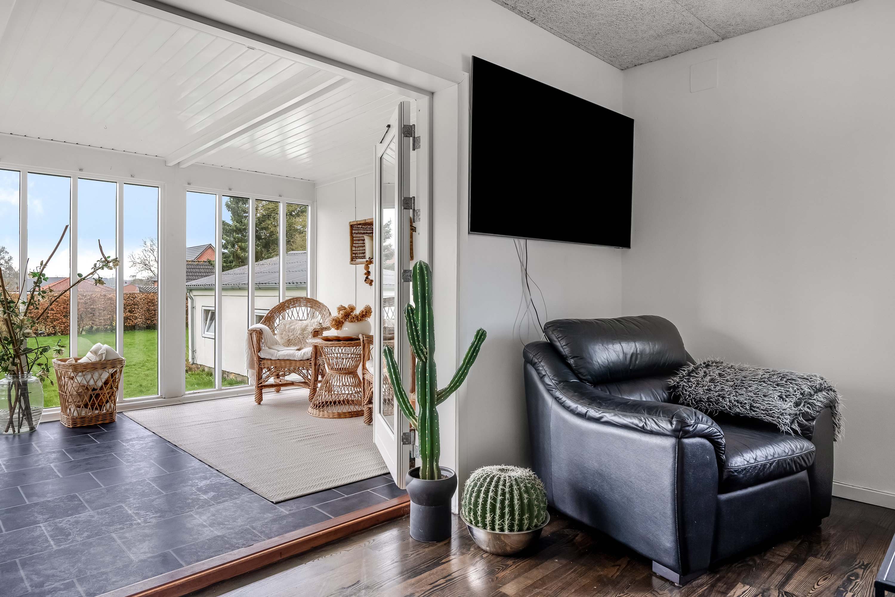 Fremhævet stue billede i fuldskærmstilstand. Billede af Enghavevej 11, 6870 Ølgod