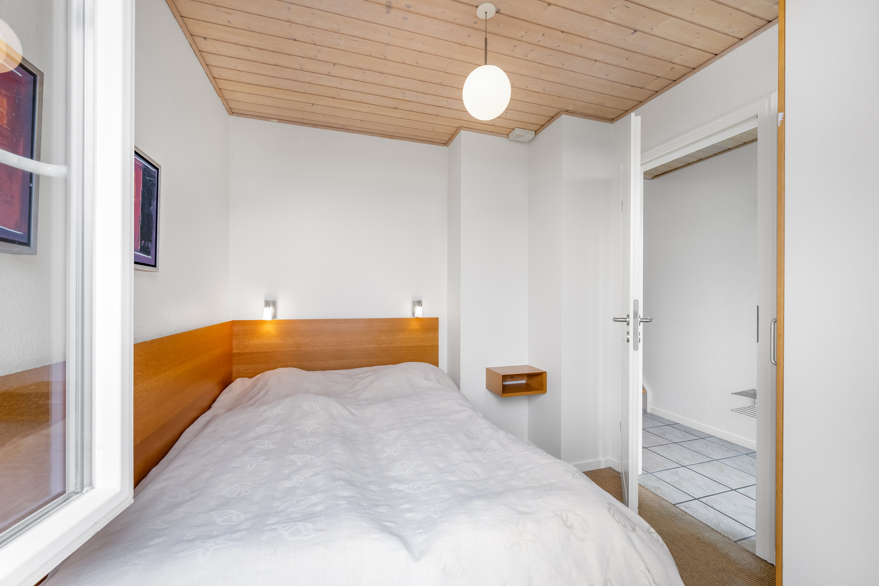 Fremhævet soveværelse billede i fuldskærmstilstand. Billede af Lønne Feriepark 144B, Lønne, 6830 Nørre Nebel