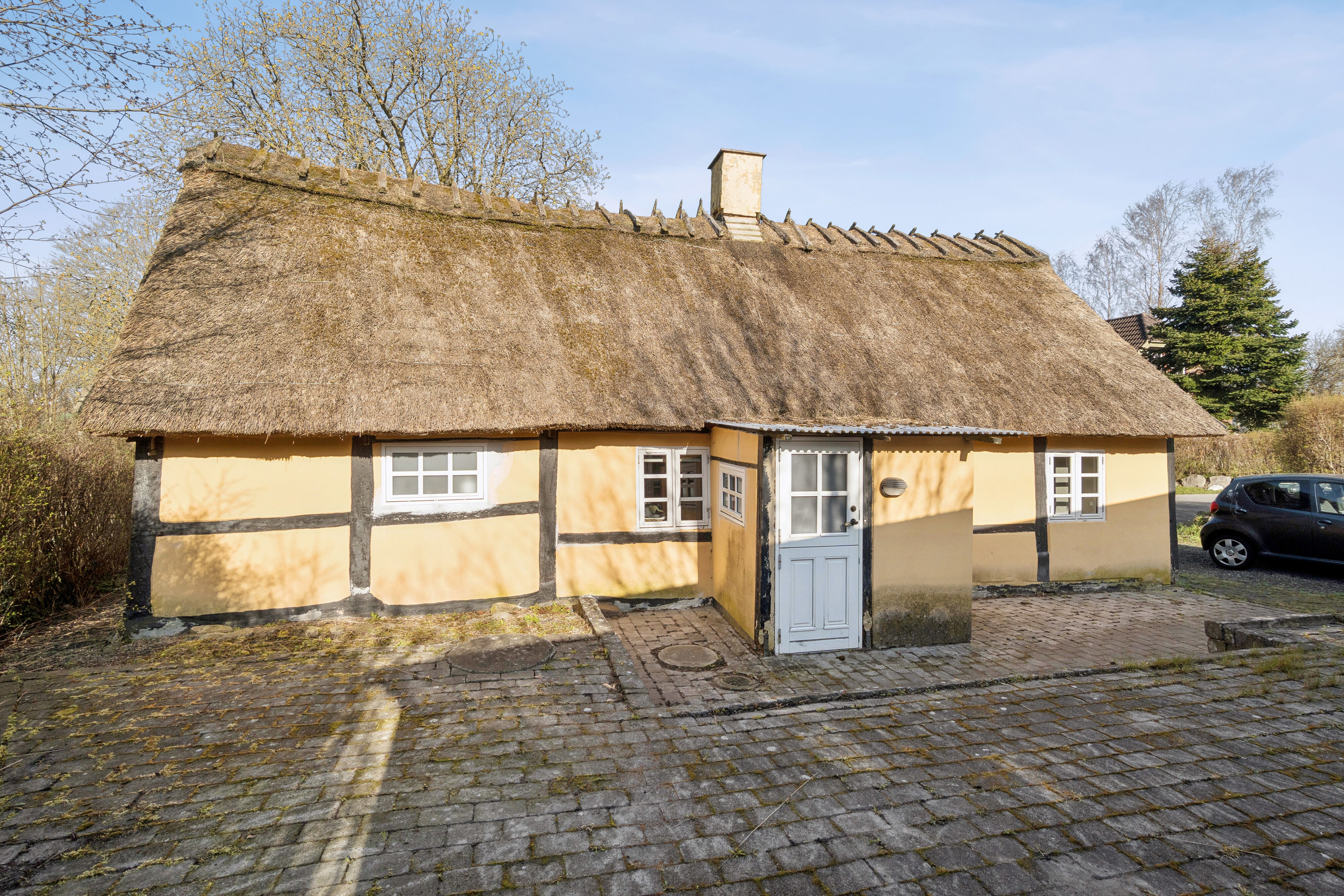 Fremhævet set fra vejen billede i fuldskærmstilstand. Billede af Nielstrupvej 58, Nielstrup, 4690 Haslev