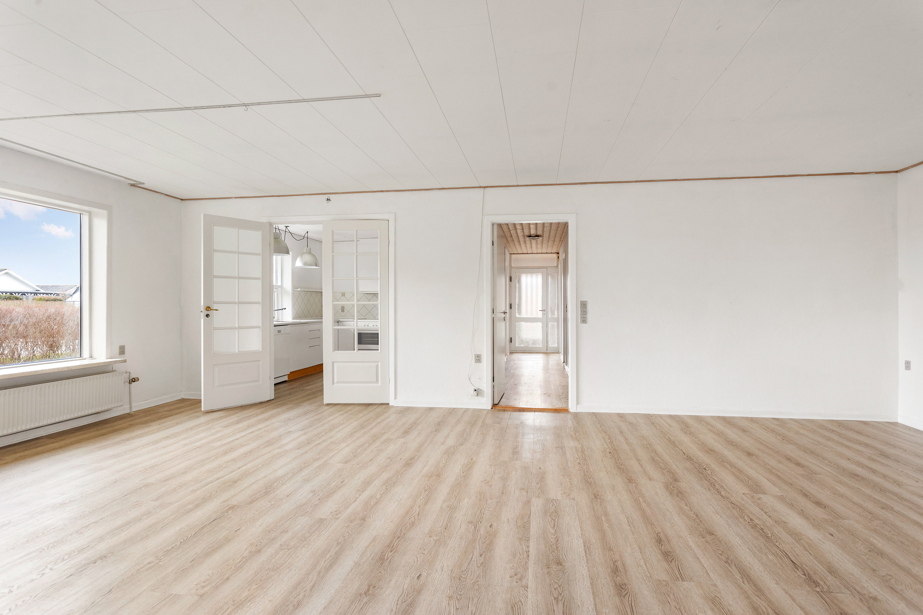 Fremhævet stue billede i fuldskærmstilstand. Billede af Sølvvej 2, Thorshøj, 9750 Østervrå