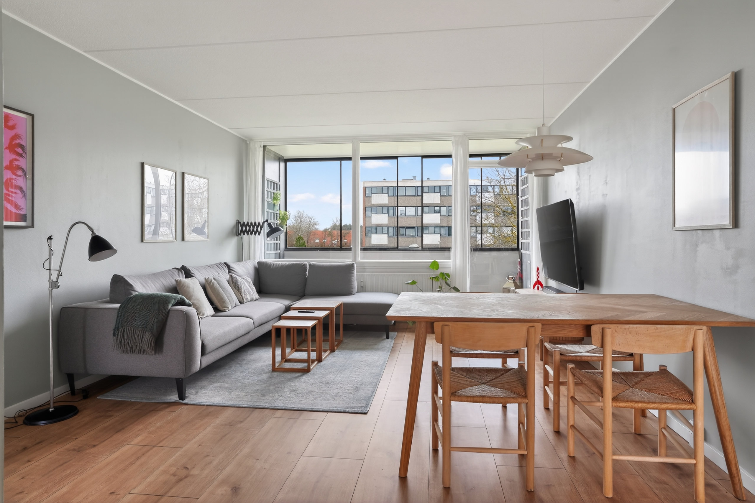 Fremhævet stue billede i fuldskærmstilstand. Billede af Teglgårdsvej 509, 1. tv., 3050 Humlebæk