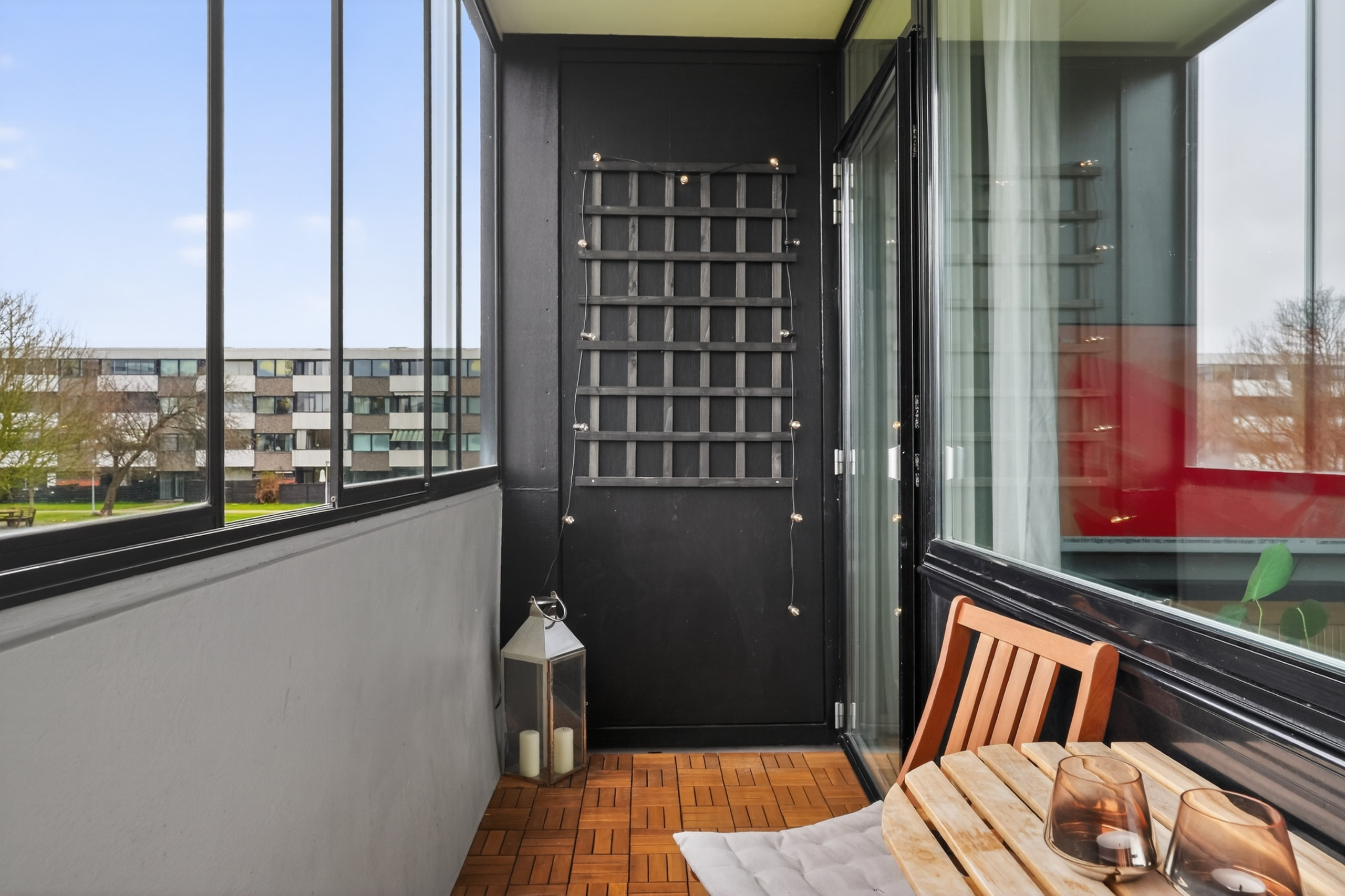 Fremhævet altan billede i fuldskærmstilstand. Billede af Teglgårdsvej 509, 1. tv., 3050 Humlebæk