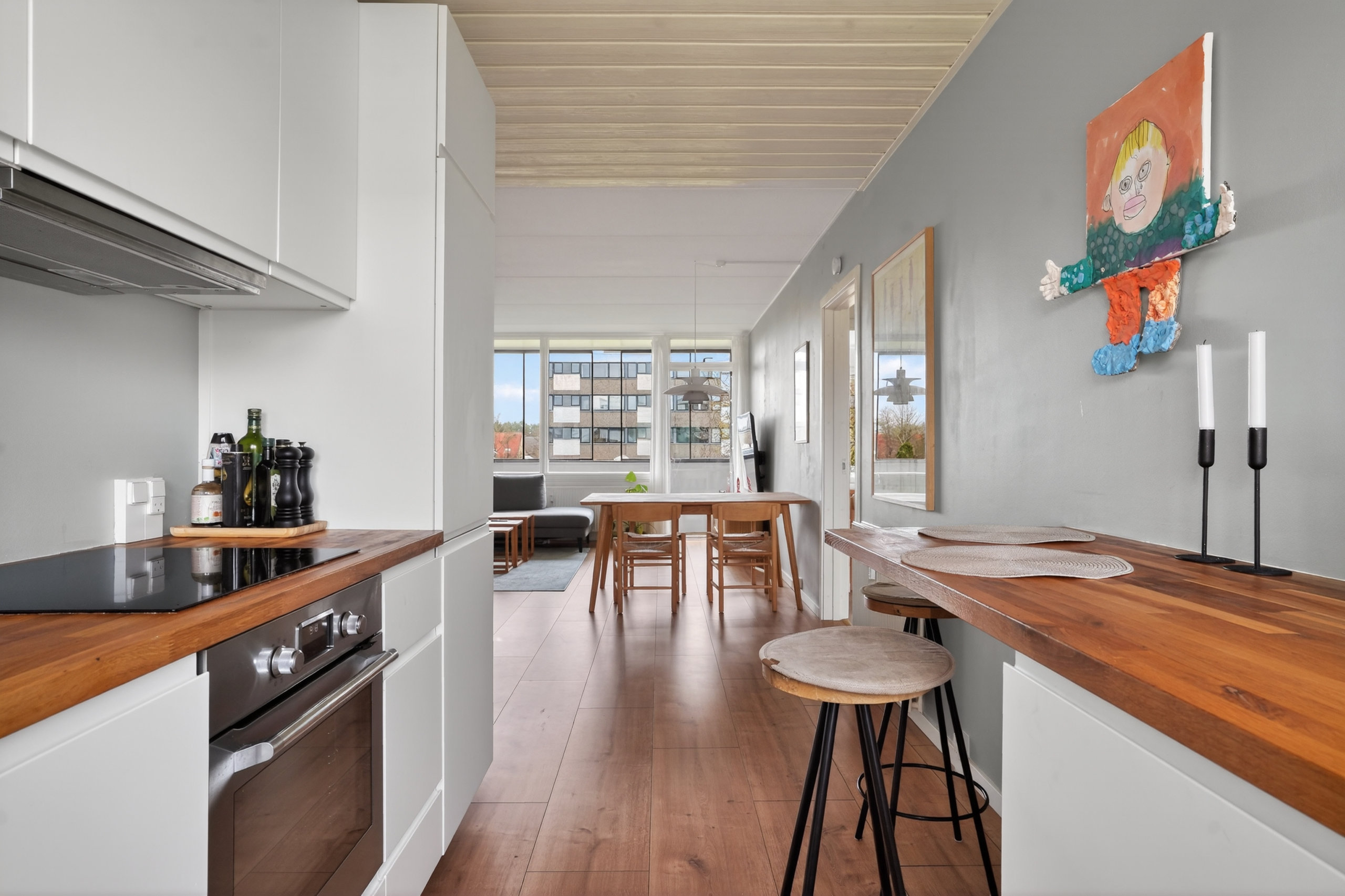 Fremhævet køkken billede i fuldskærmstilstand. Billede af Teglgårdsvej 509, 1. tv., 3050 Humlebæk