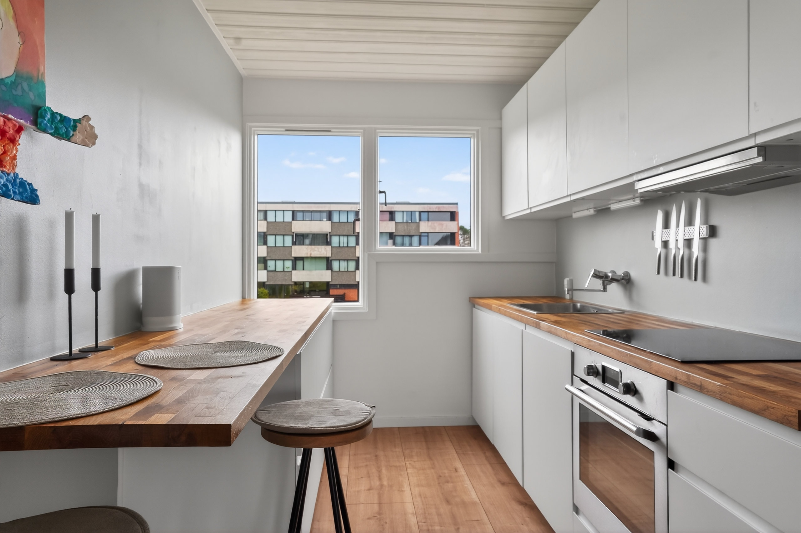 Fremhævet køkken billede i fuldskærmstilstand. Billede af Teglgårdsvej 509, 1. tv., 3050 Humlebæk