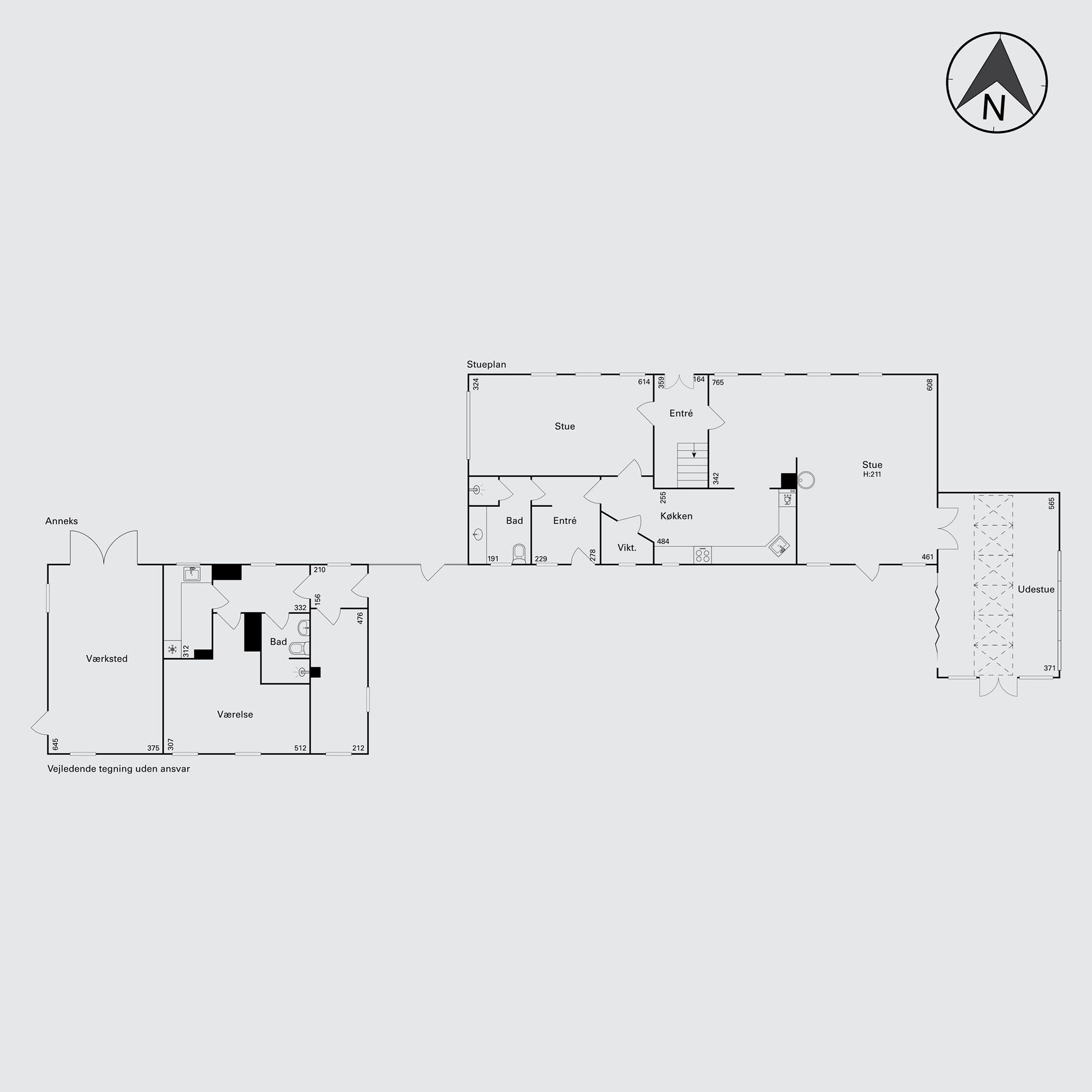 Plantegninger billede af Holmdrupvej 6, Tved, 5700 Svendborg