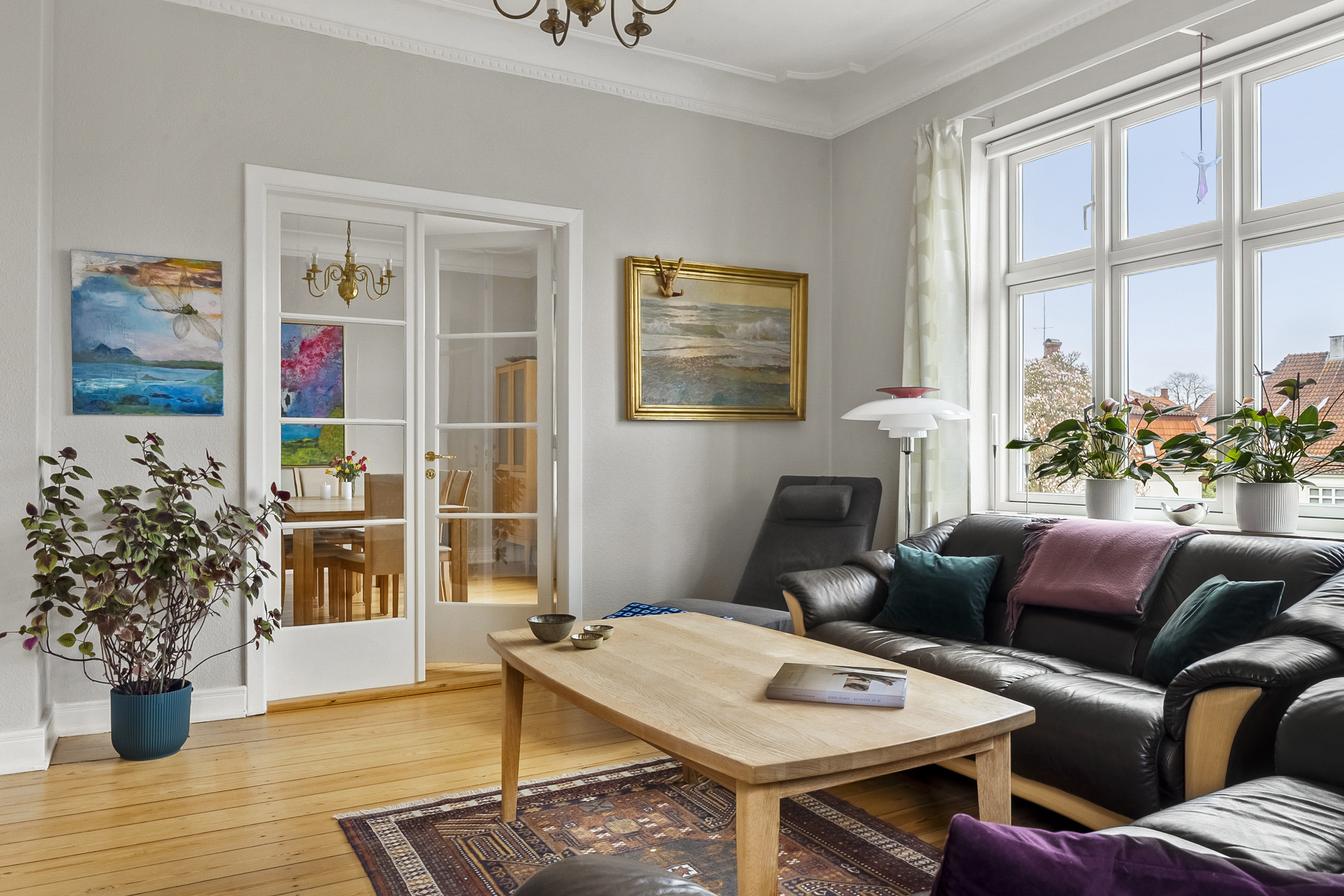 Fremhævet stue billede i fuldskærmstilstand. Billede af Læssøegade 77, 1., 5230 Odense M