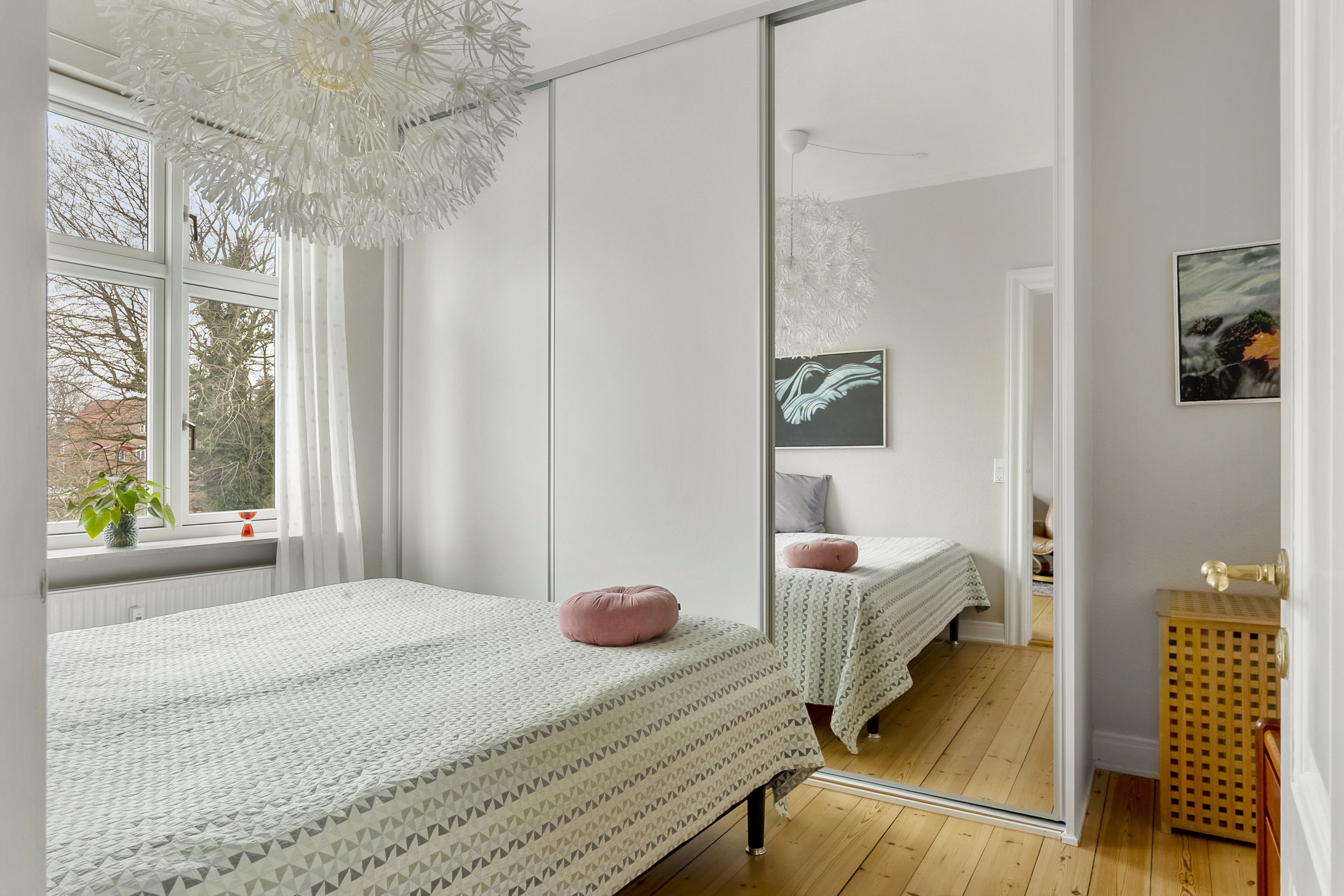 Fremhævet soveværelse billede i fuldskærmstilstand. Billede af Læssøegade 77, 1., 5230 Odense M