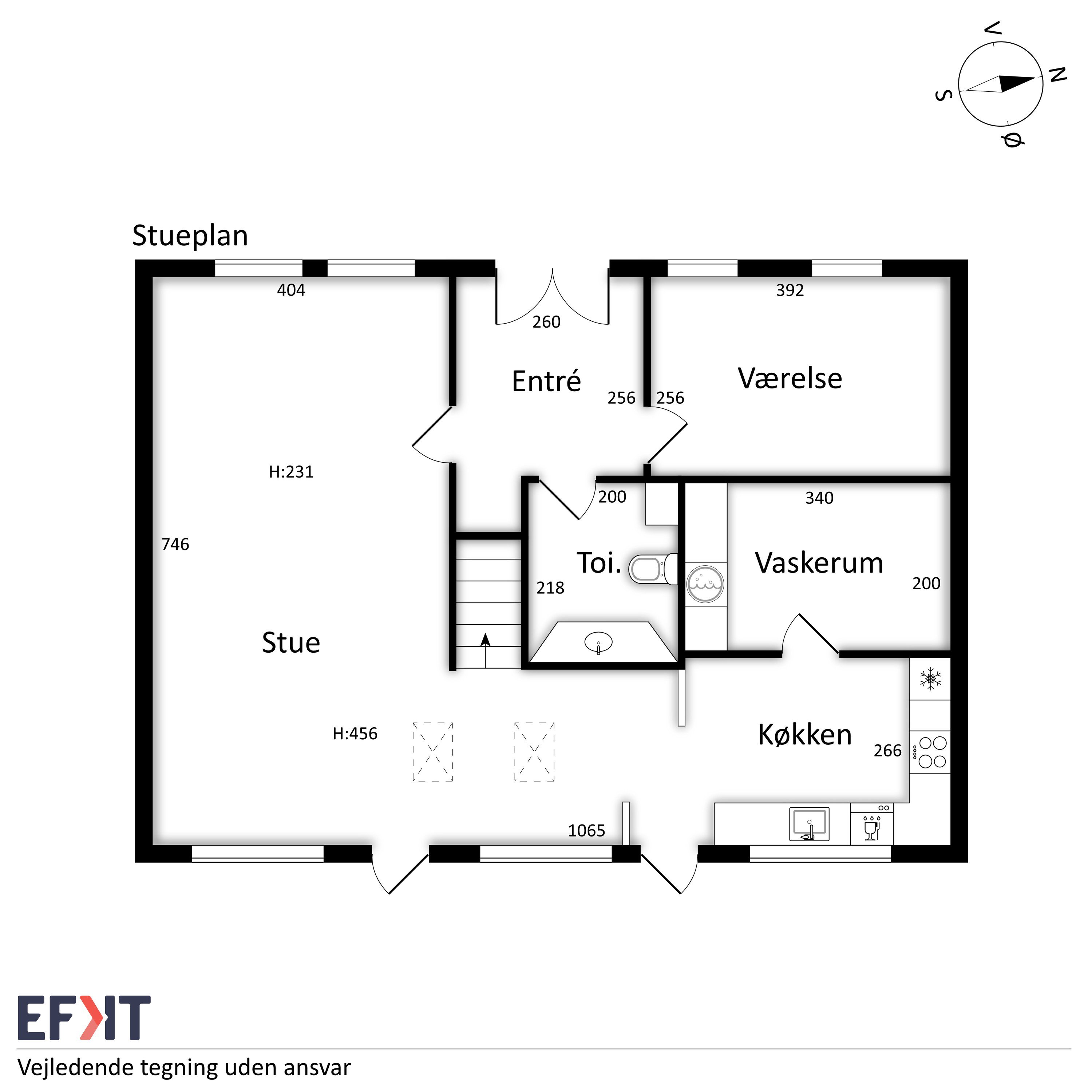 Plantegninger billede af Nørre Torv 4, 9800 Hjørring