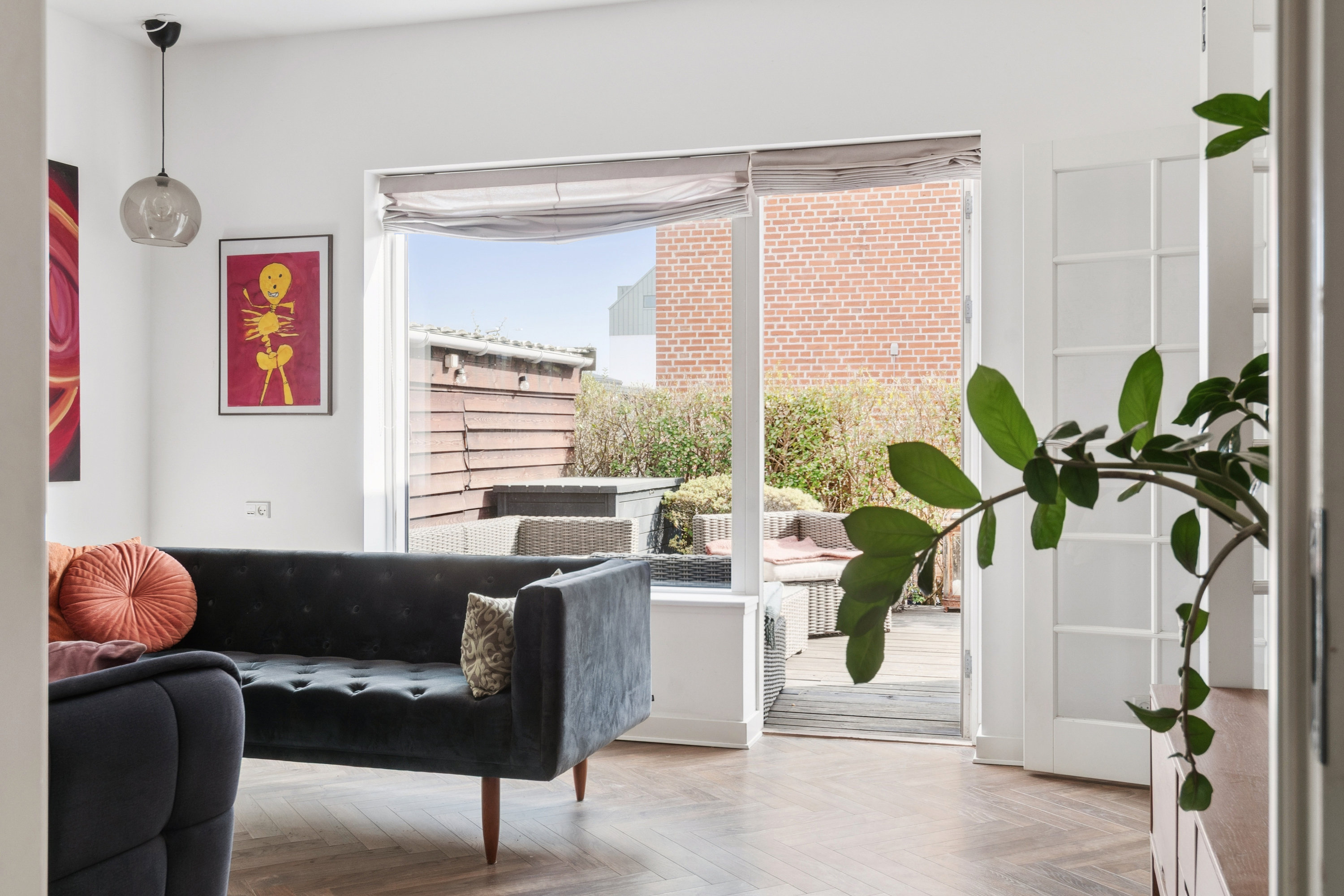 Fremhævet stue billede i fuldskærmstilstand. Billede af Banevænget 9, 2770 Kastrup