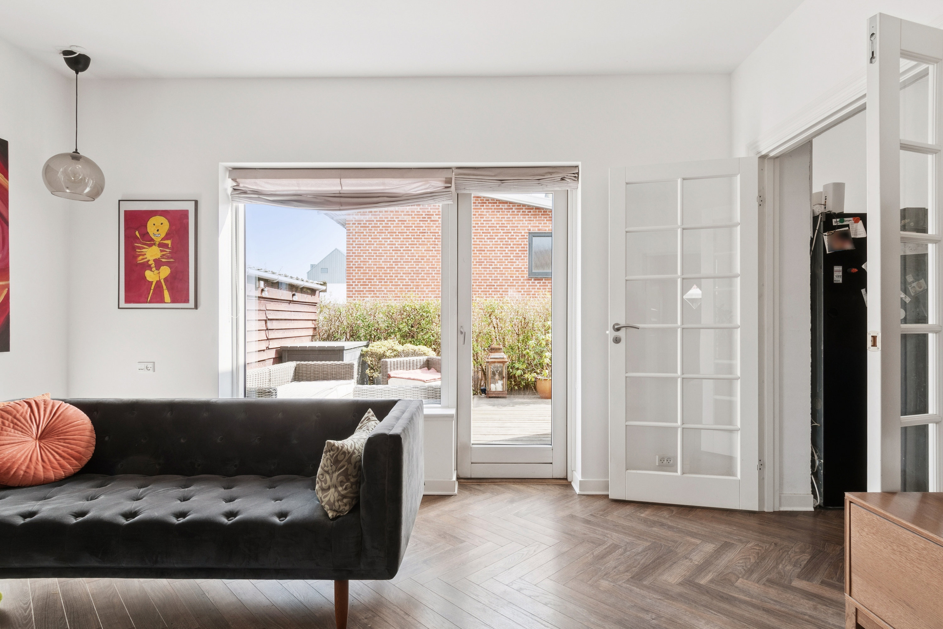 Fremhævet stue billede i fuldskærmstilstand. Billede af Banevænget 9, 2770 Kastrup