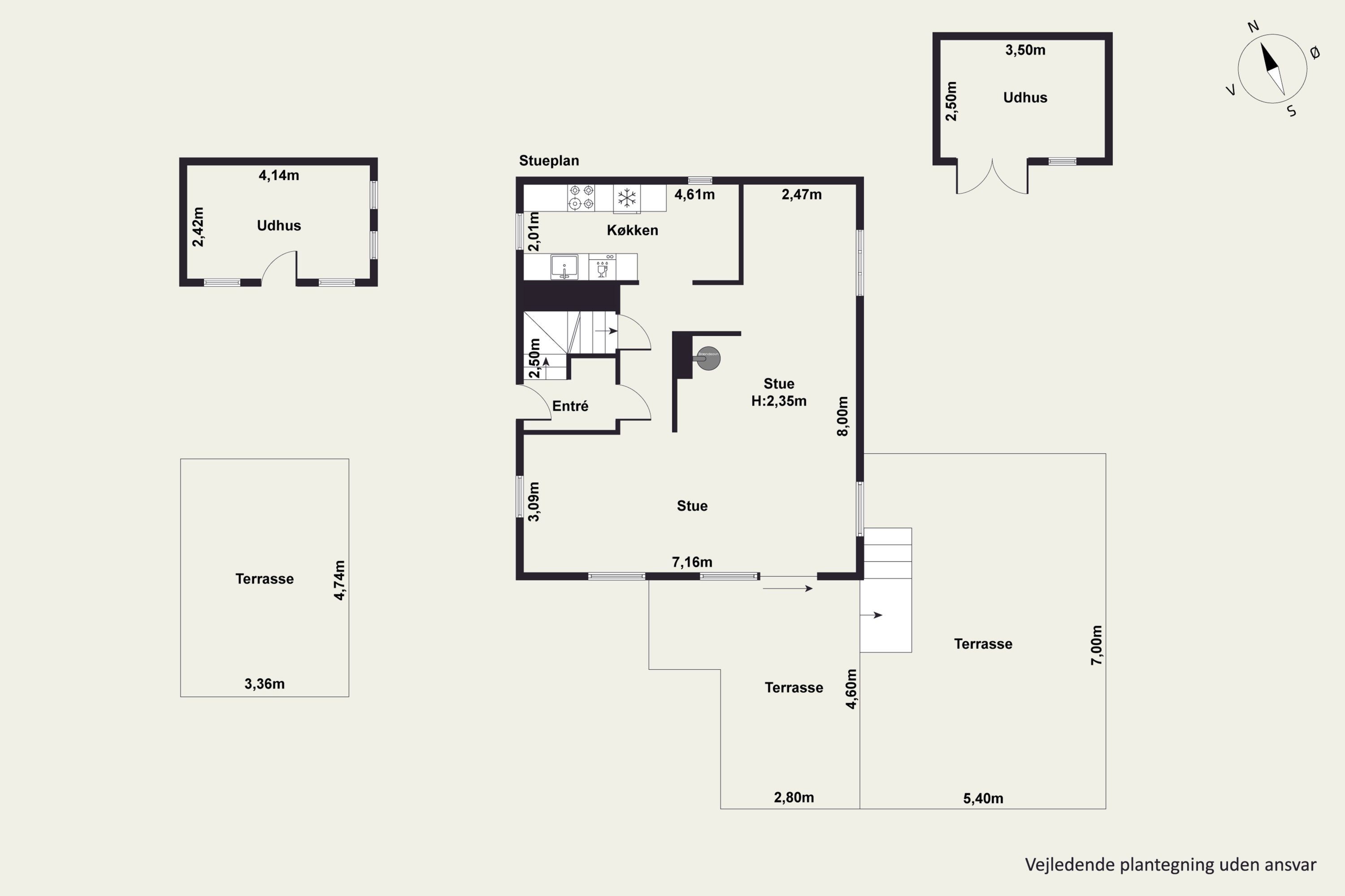 Plantegninger billede af Kornbakken 7, 9400 Nørresundby