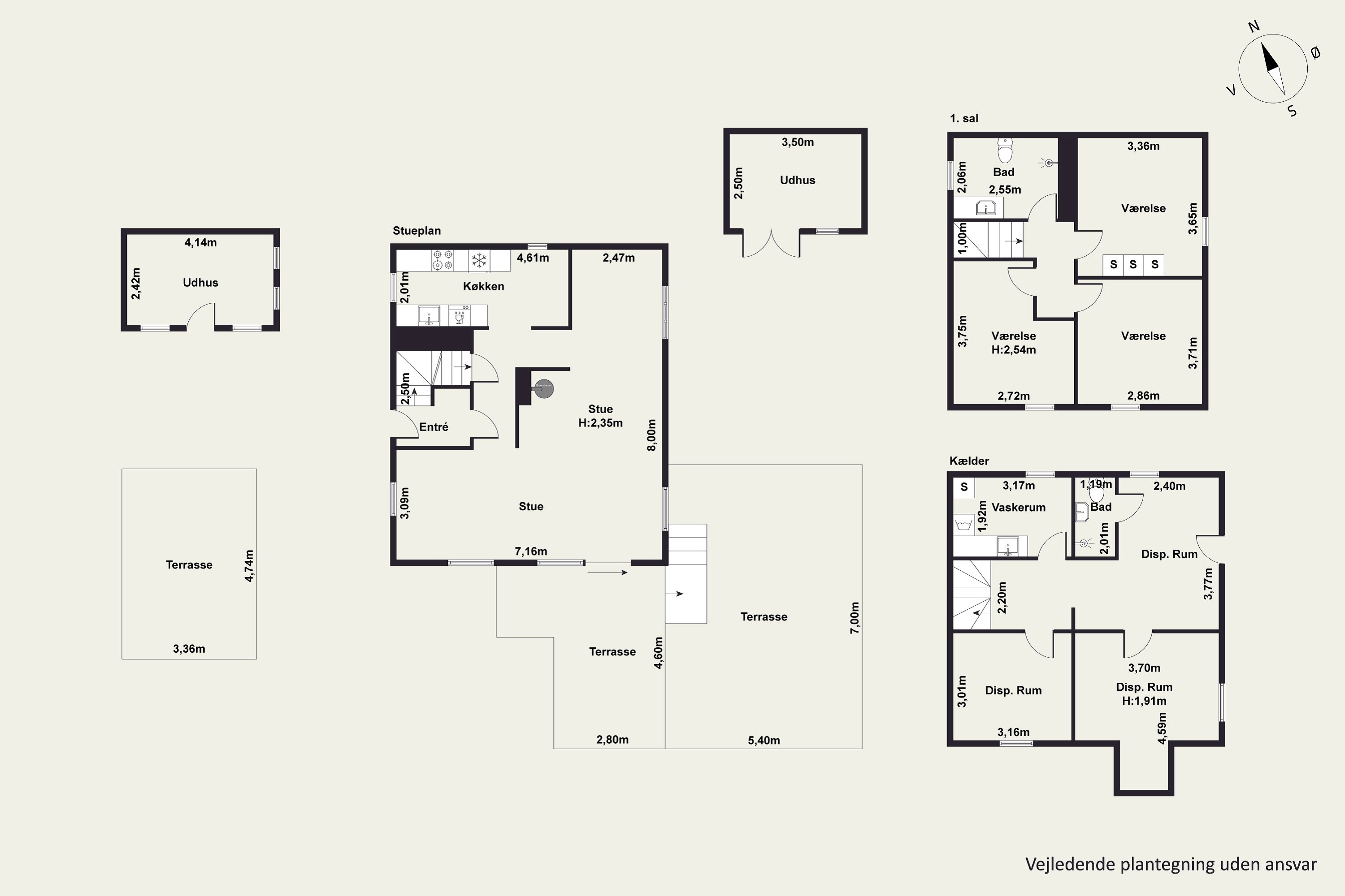 Plantegninger billede af Kornbakken 7, 9400 Nørresundby