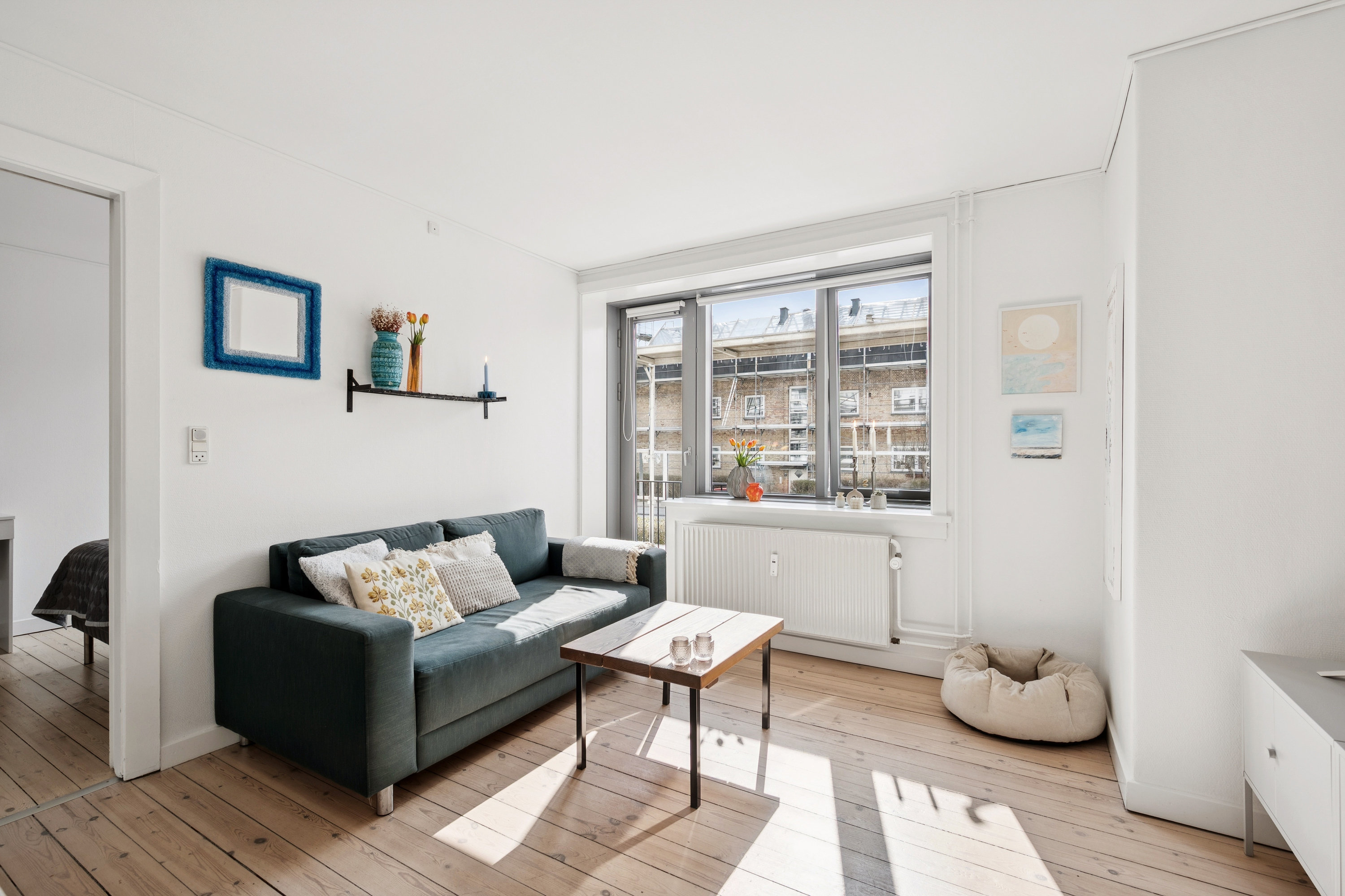 Fremhævet stue billede i fuldskærmstilstand. Billede af Vigerslevvej 281B, st.. th., 2500 Valby