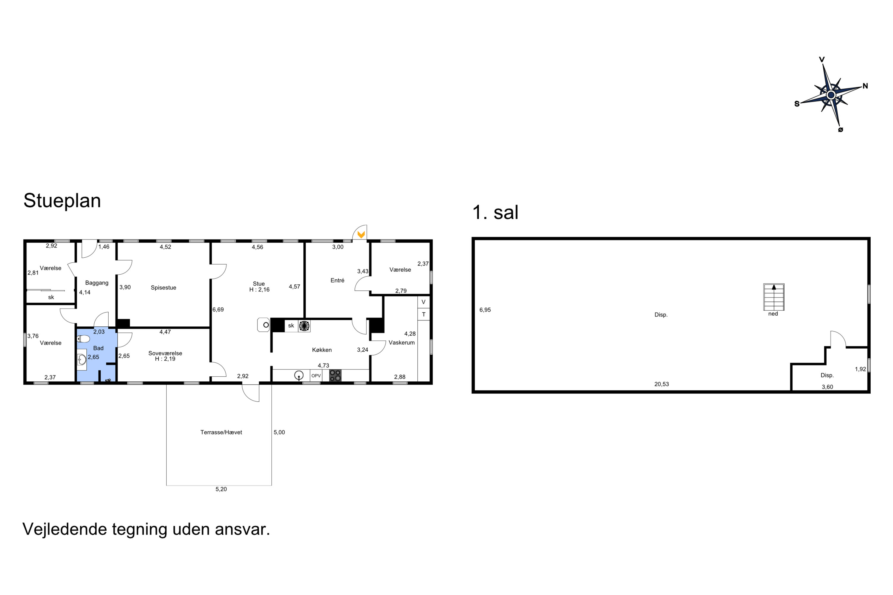 Plantegninger billede af Haugevej 18, Skovhus, 8620 Kjellerup