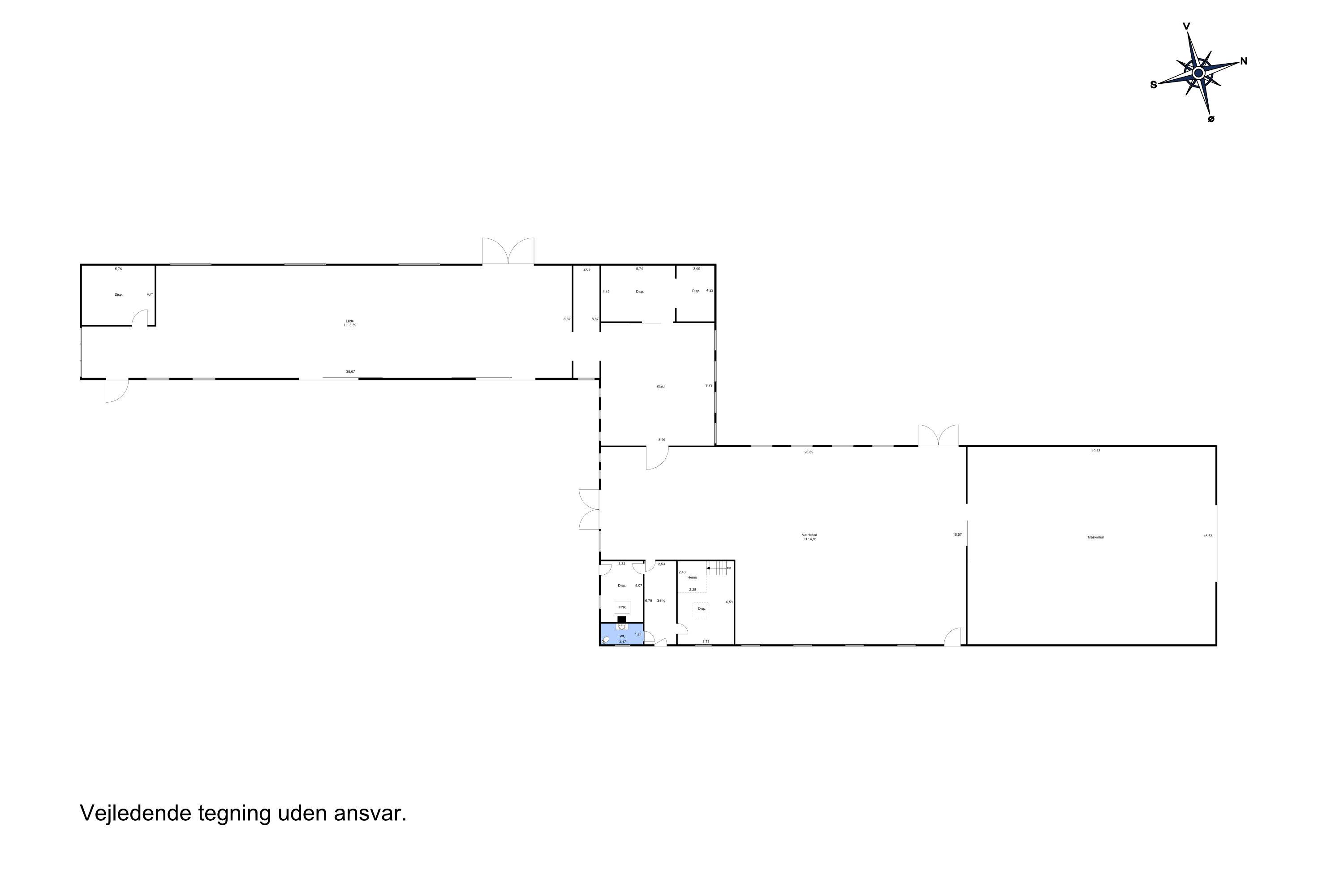 Plantegninger billede af Haugevej 18, Skovhus, 8620 Kjellerup