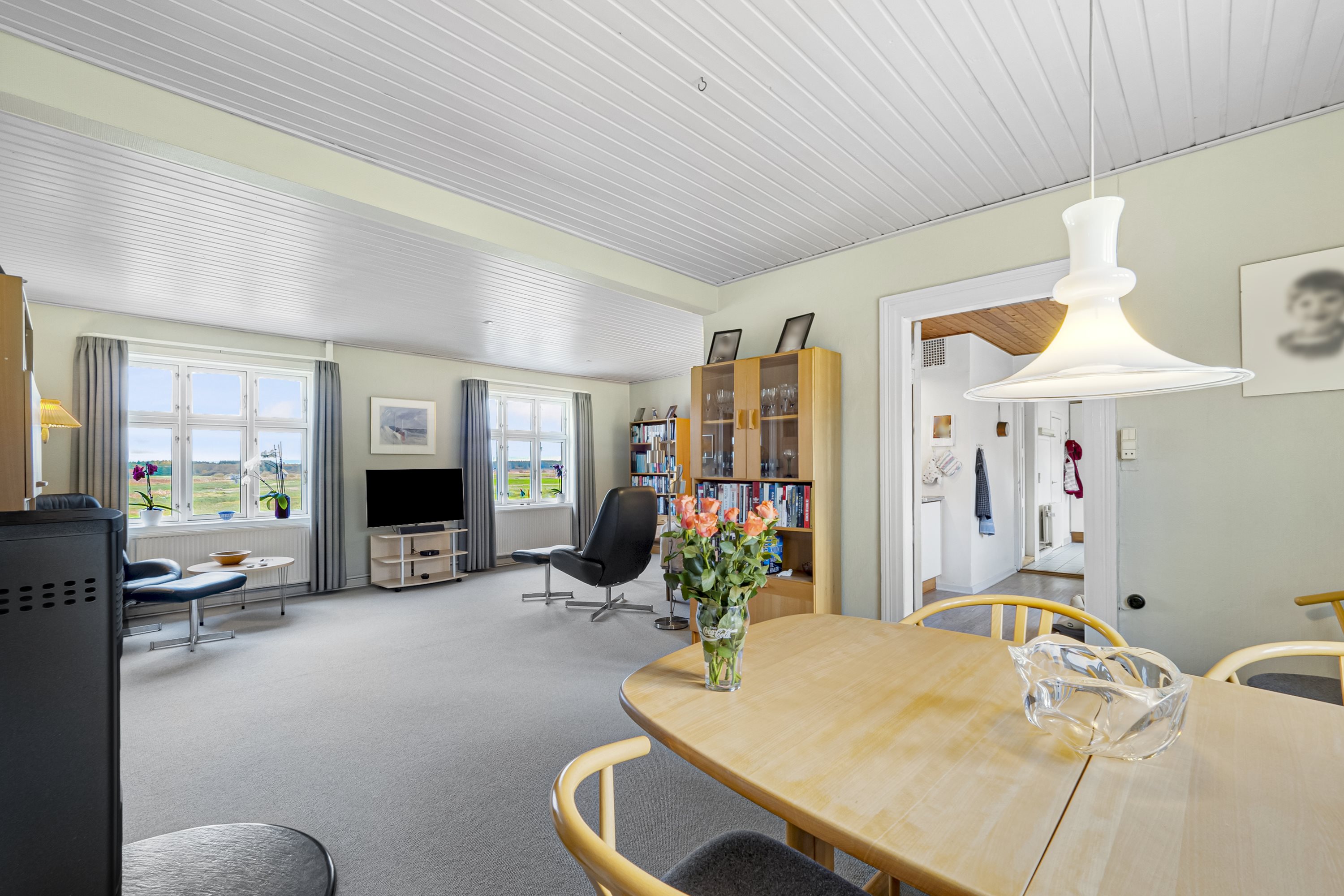 Fremhævet stue billede i fuldskærmstilstand. Billede af Heden 13, Rødding, 7860 Spøttrup