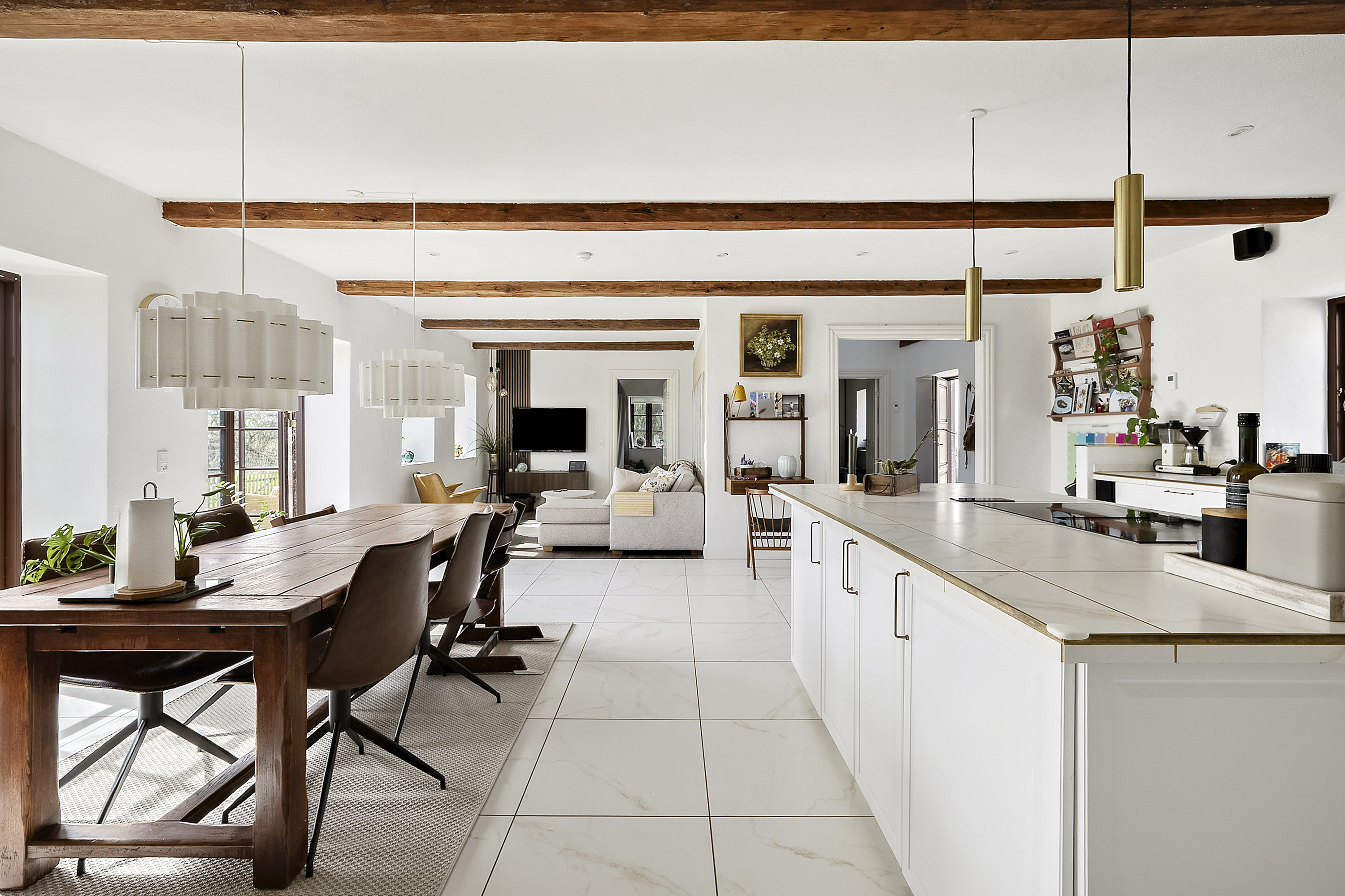 Fremhævet spisestue billede i fuldskærmstilstand. Billede af Gryderupvej 169, Gryderup, 4242 Boeslunde