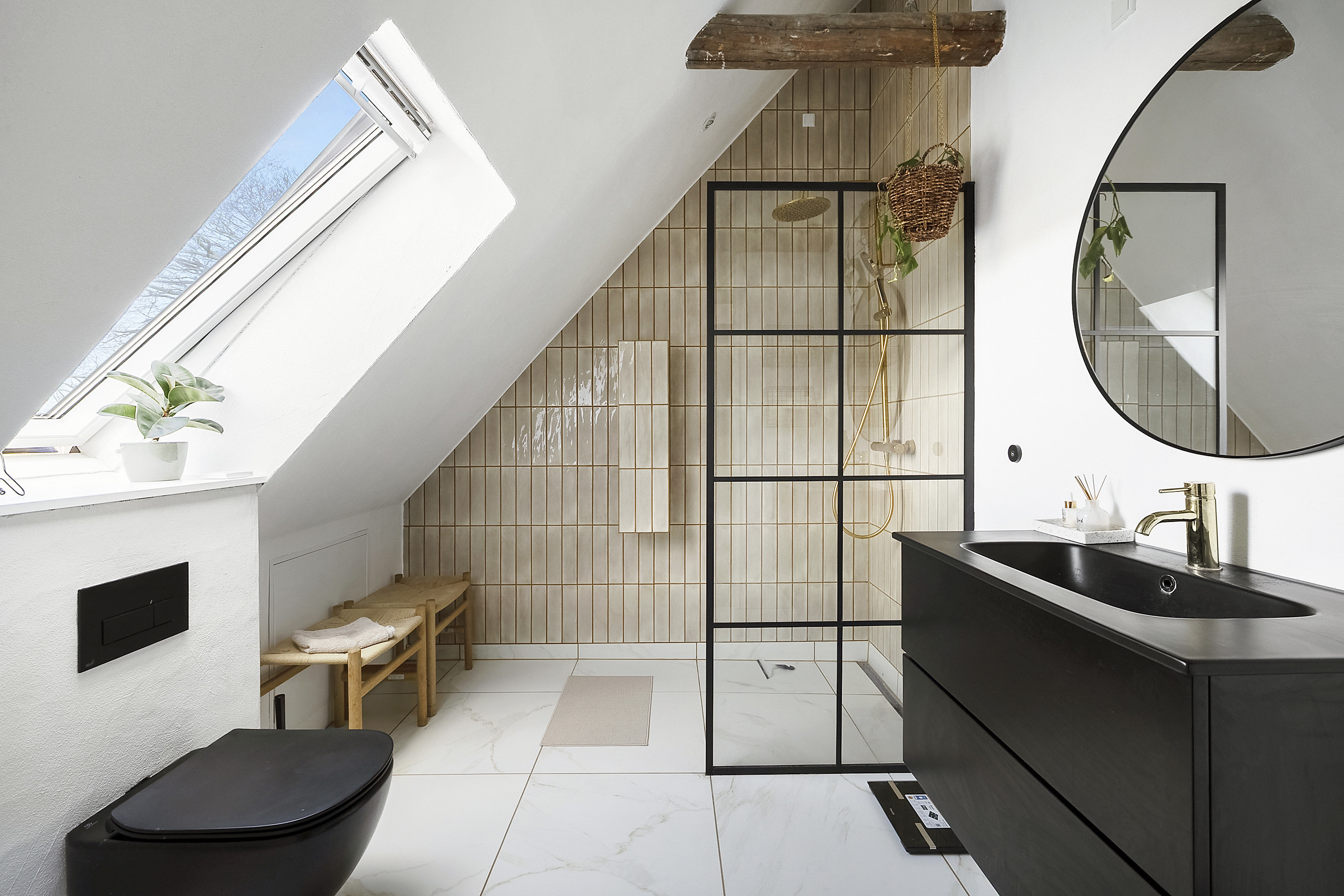 Fremhævet badeværelse billede i fuldskærmstilstand. Billede af Gryderupvej 169, Gryderup, 4242 Boeslunde