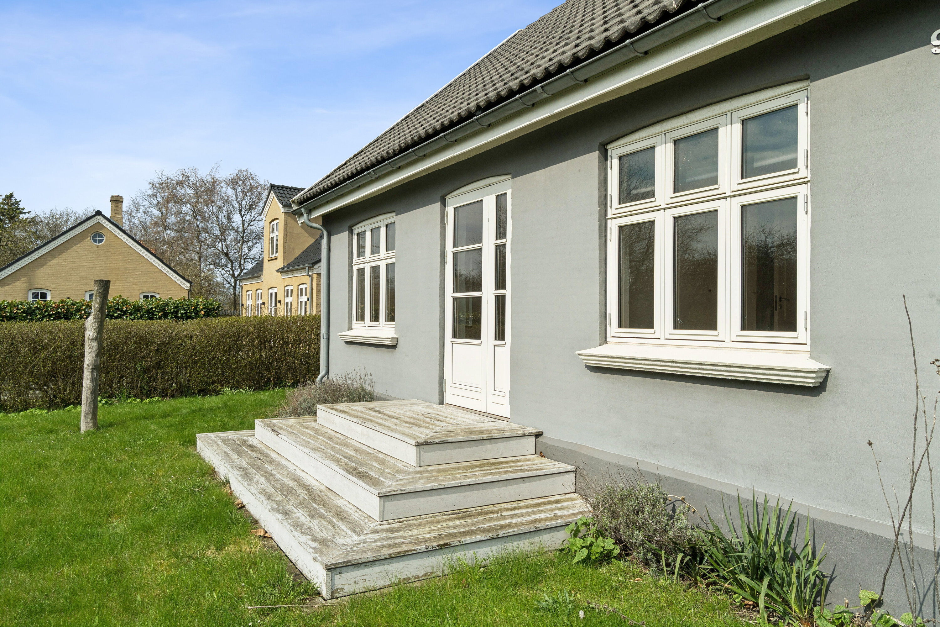 Fremhævet set fra haven billede i fuldskærmstilstand. Billede af Labingvej 9, Labing, 8462 Harlev J