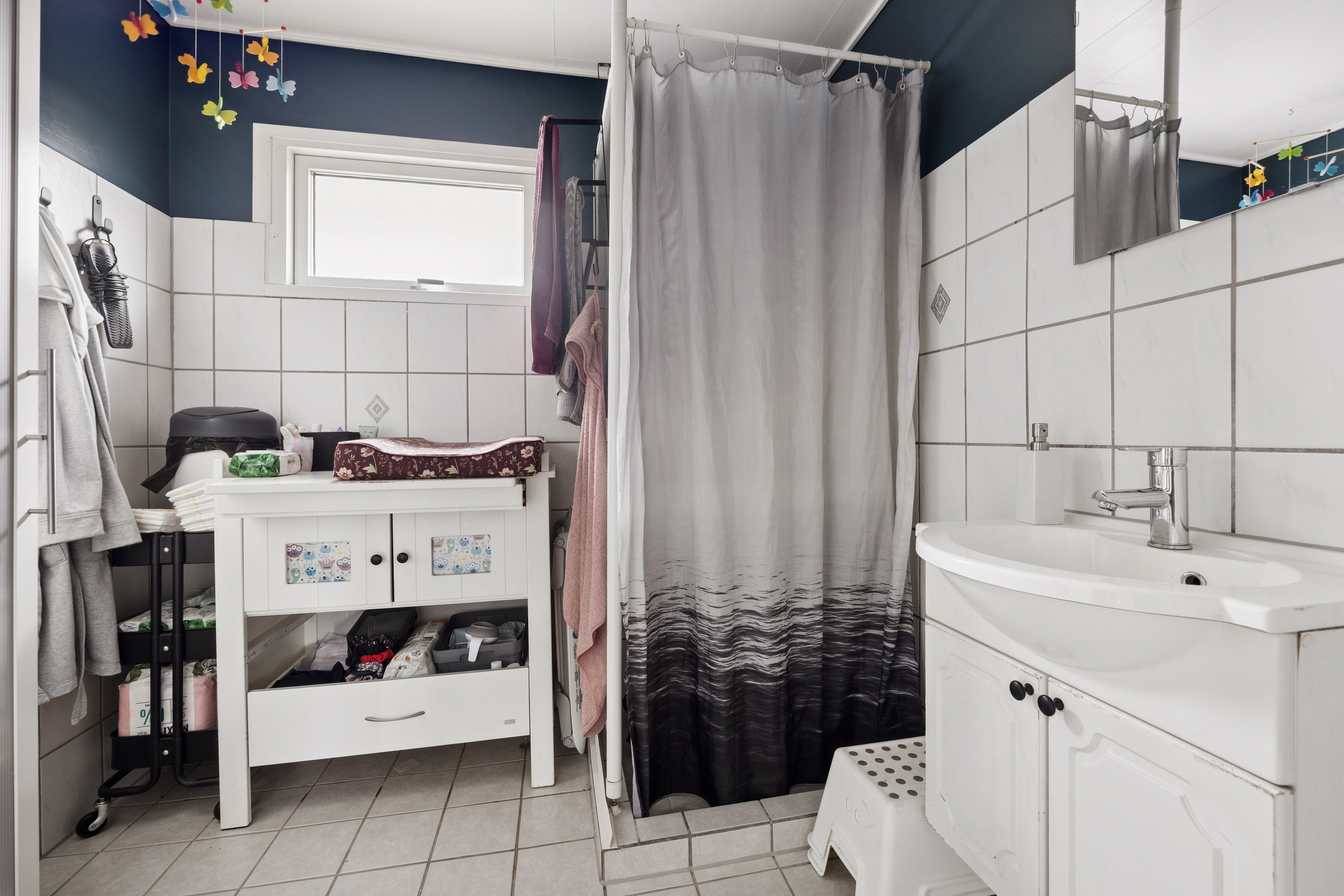 Fremhævet badeværelse billede i fuldskærmstilstand. Billede af Bålbakken 4, Langholt, 9310 Vodskov