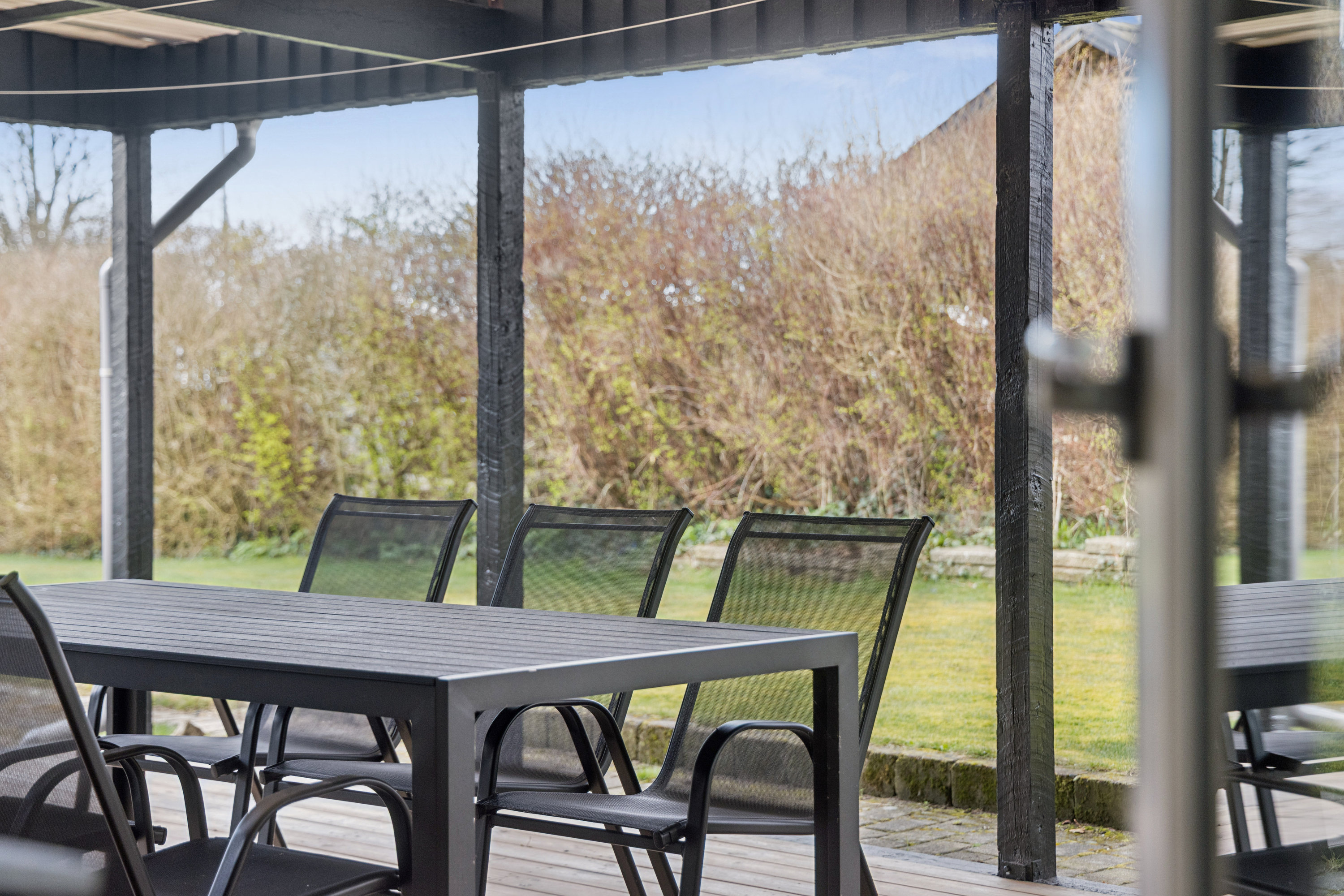 Fremhævet terrasse billede i fuldskærmstilstand. Billede af Bålbakken 4, Langholt, 9310 Vodskov