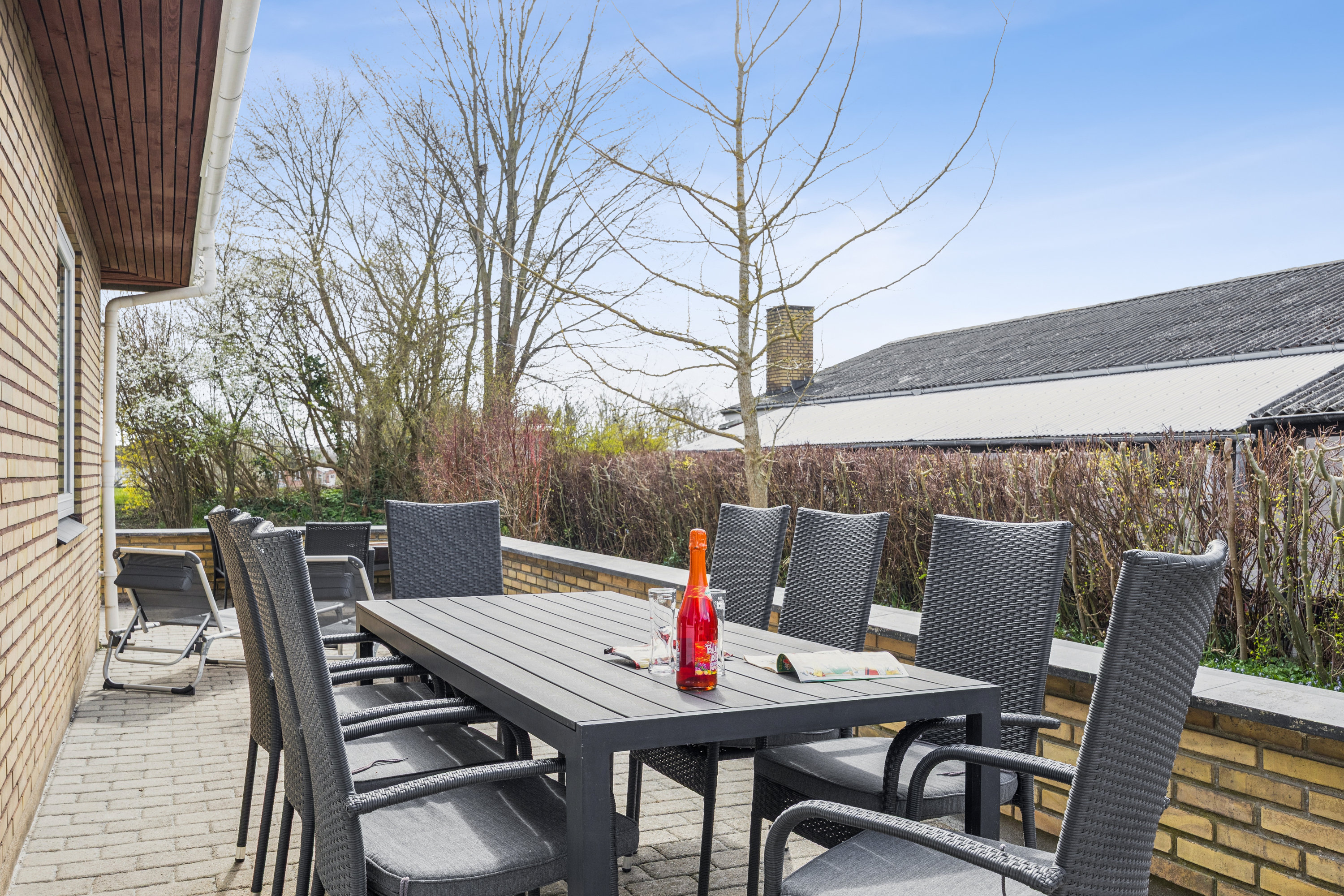 Fremhævet terrasse billede i fuldskærmstilstand. Billede af Mågevej 34, 4100 Ringsted