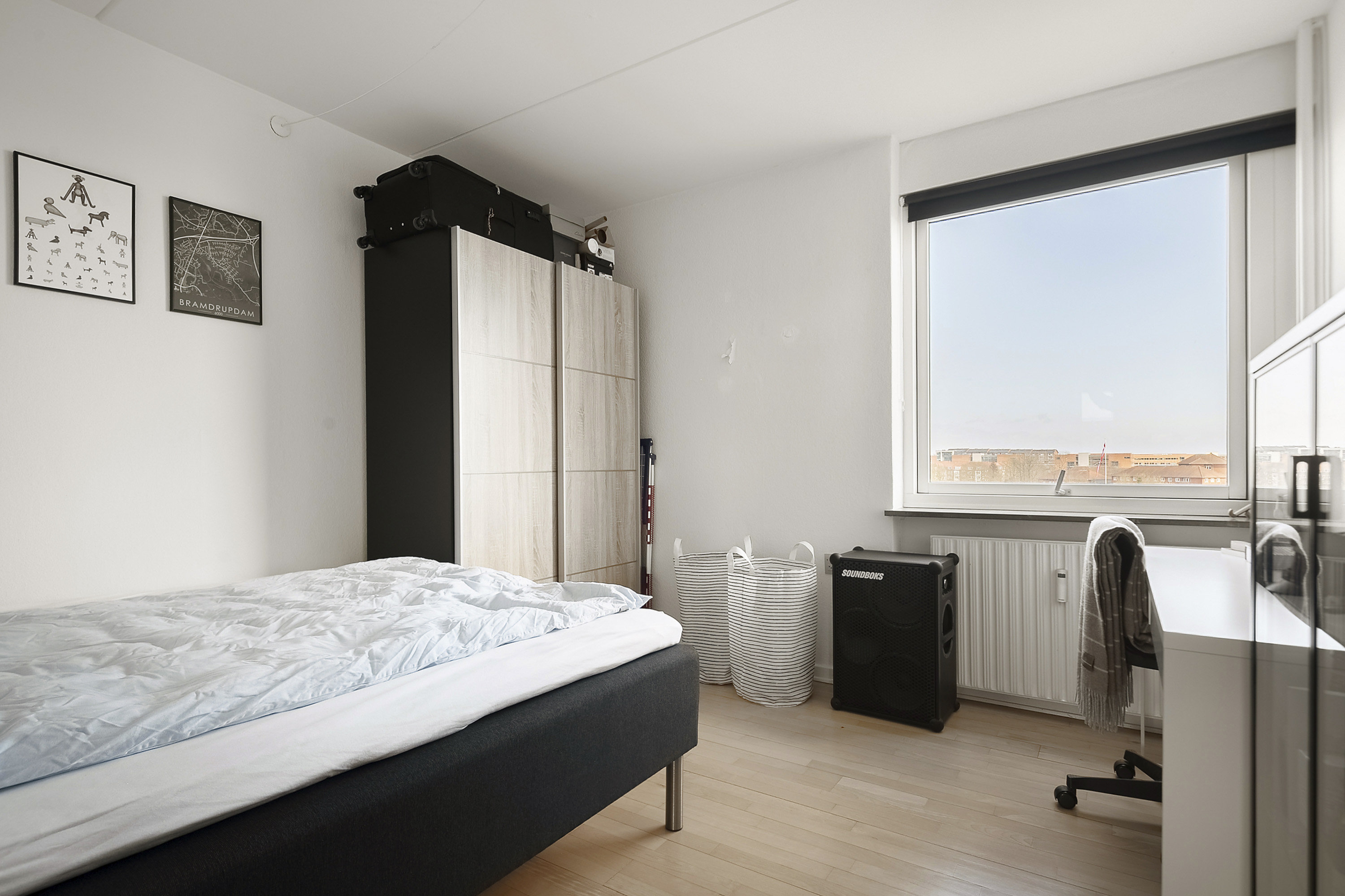 Fremhævet soveværelse billede i fuldskærmstilstand. Billede af Jens Baggesens Vej 100, 5. th., 8200 Aarhus N