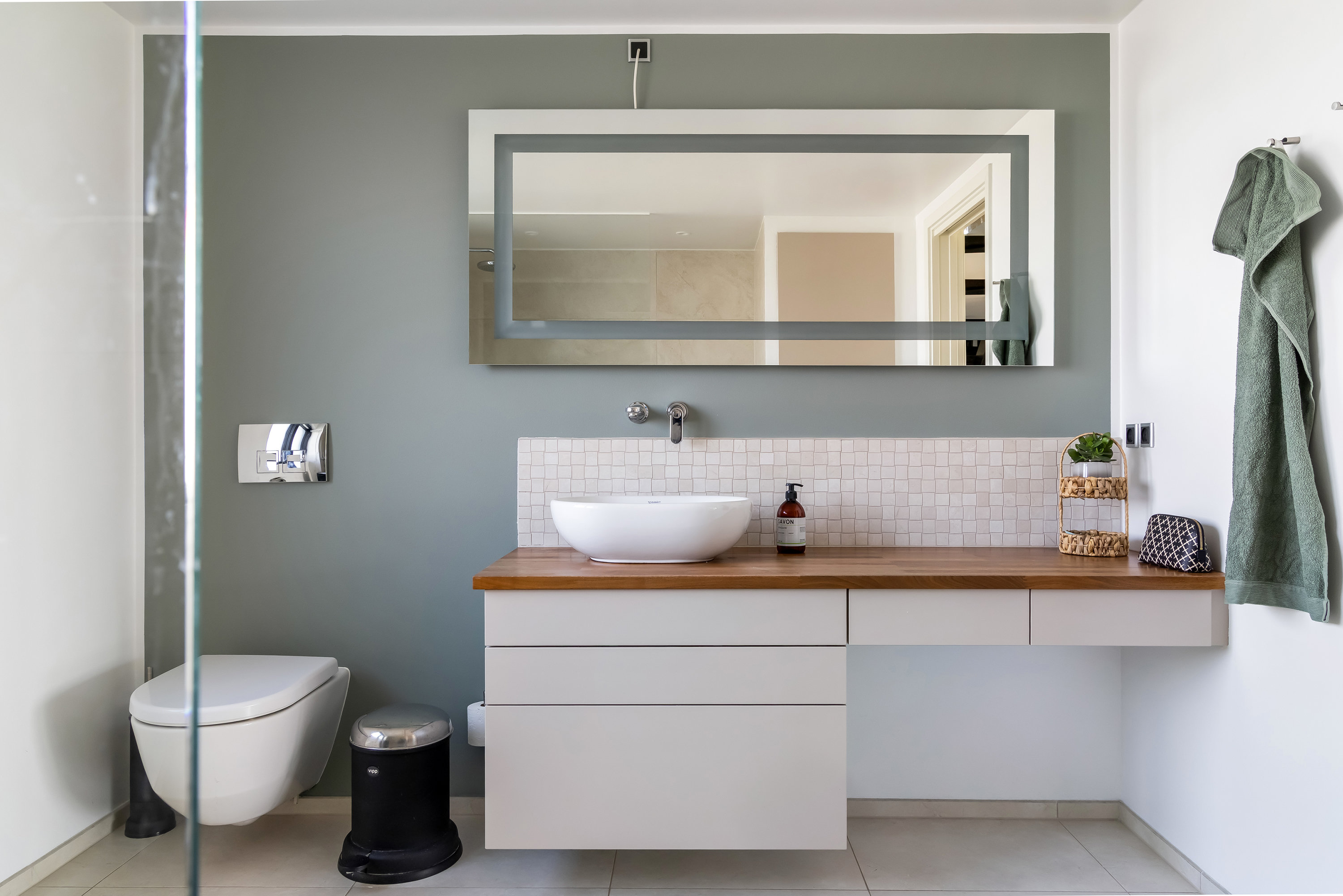 Fremhævet badeværelse billede i fuldskærmstilstand. Billede af Strandhøjen 22, 3600 Frederikssund