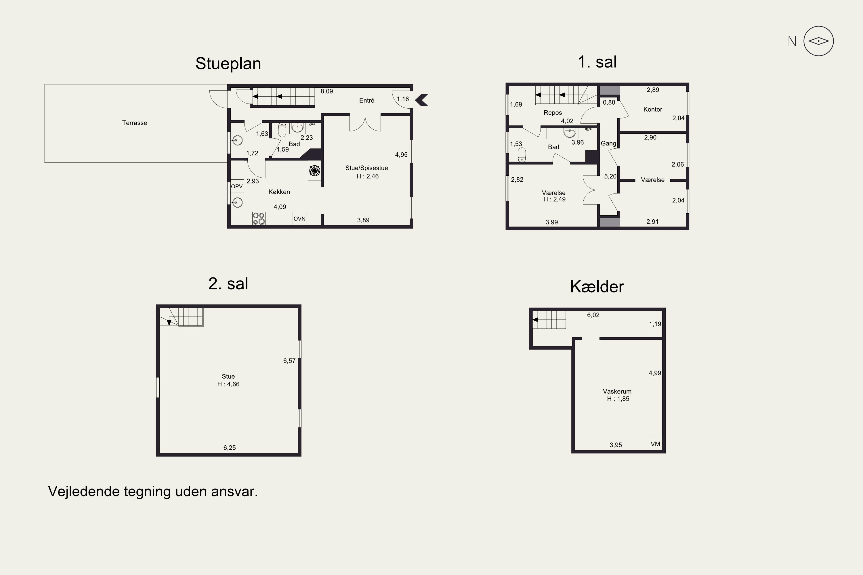 Plantegninger billede af Amaliegade 21, 8700 Horsens